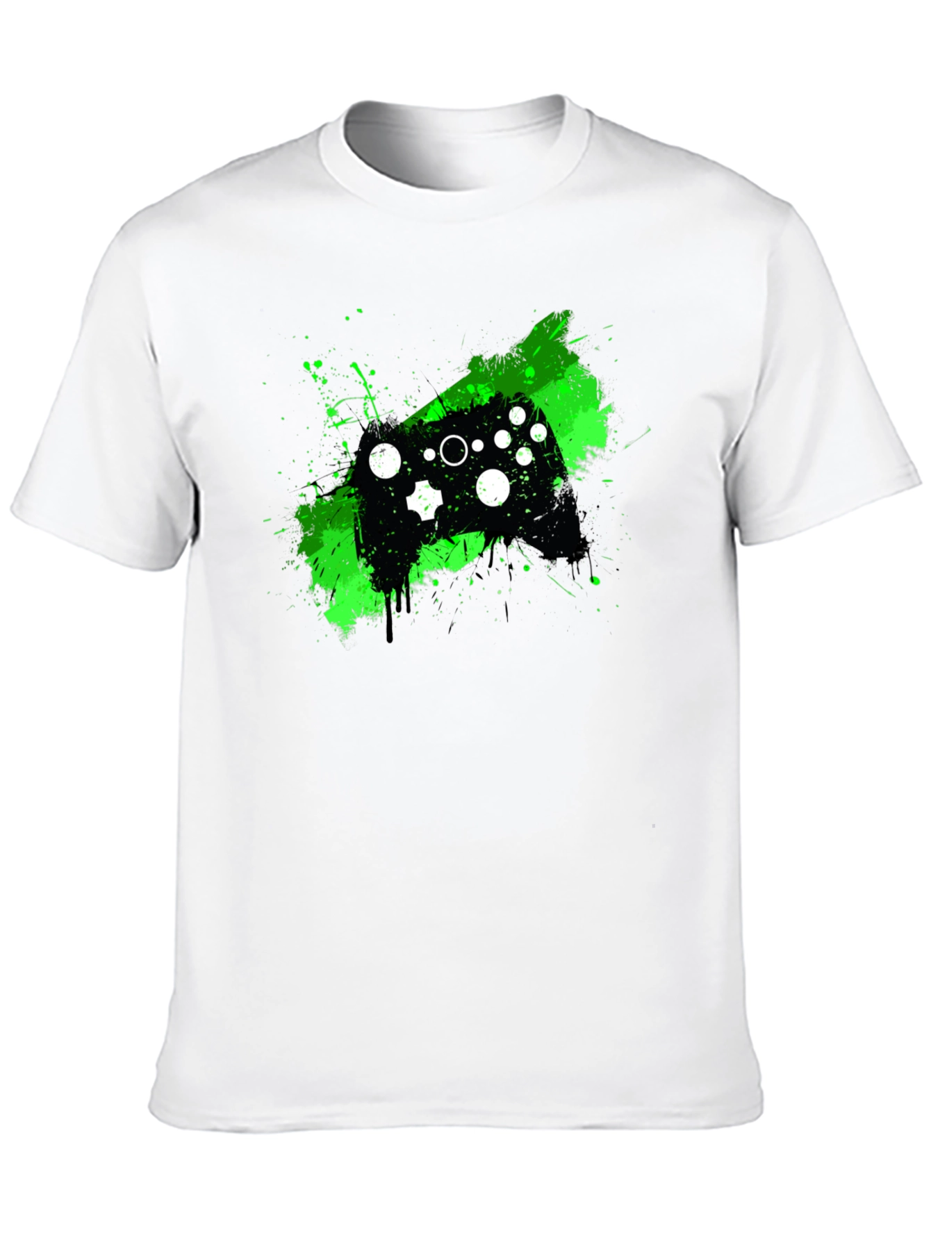 Gaming Controller Graphic Tee - Black