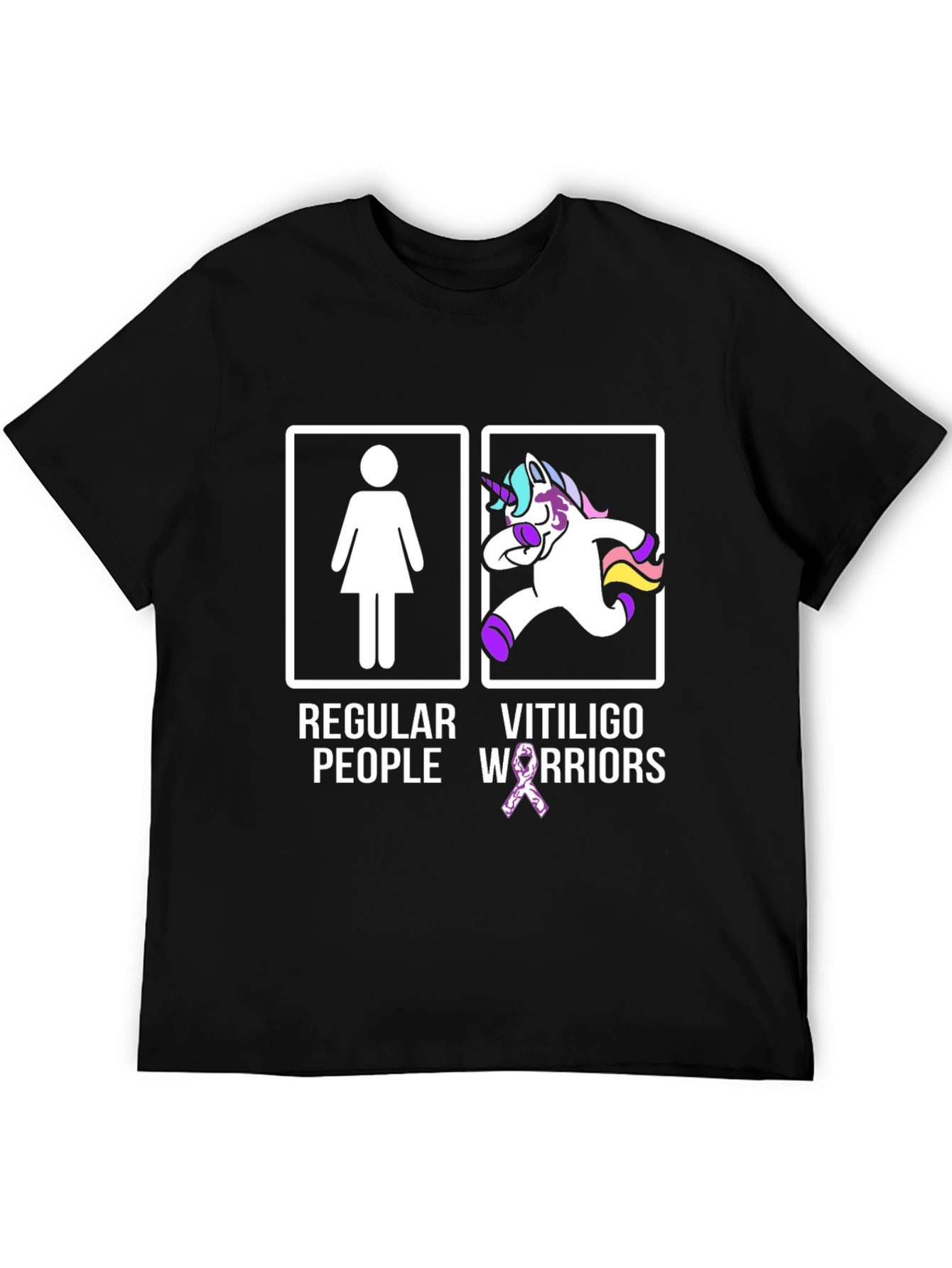 Vitiligo Warriors Graphic T-Shirt