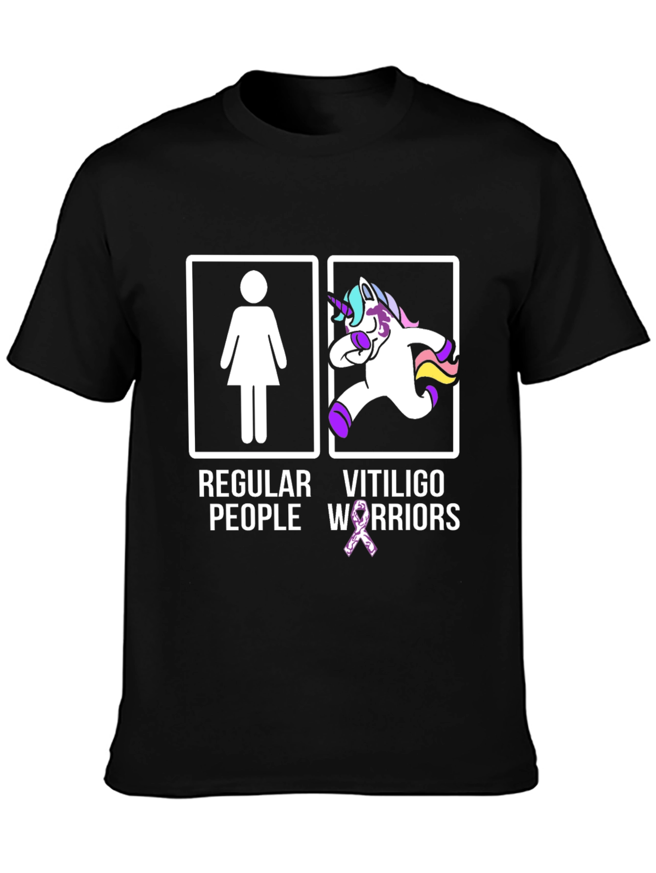 Vitiligo Warriors Graphic T-Shirt