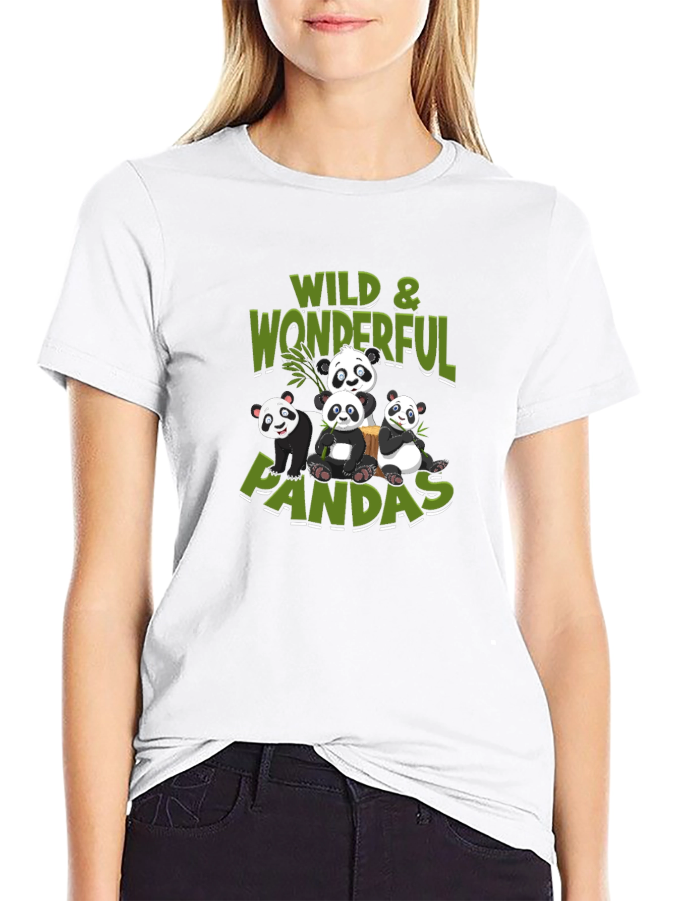 Wild & Wonderful Pandas Graphic Tee