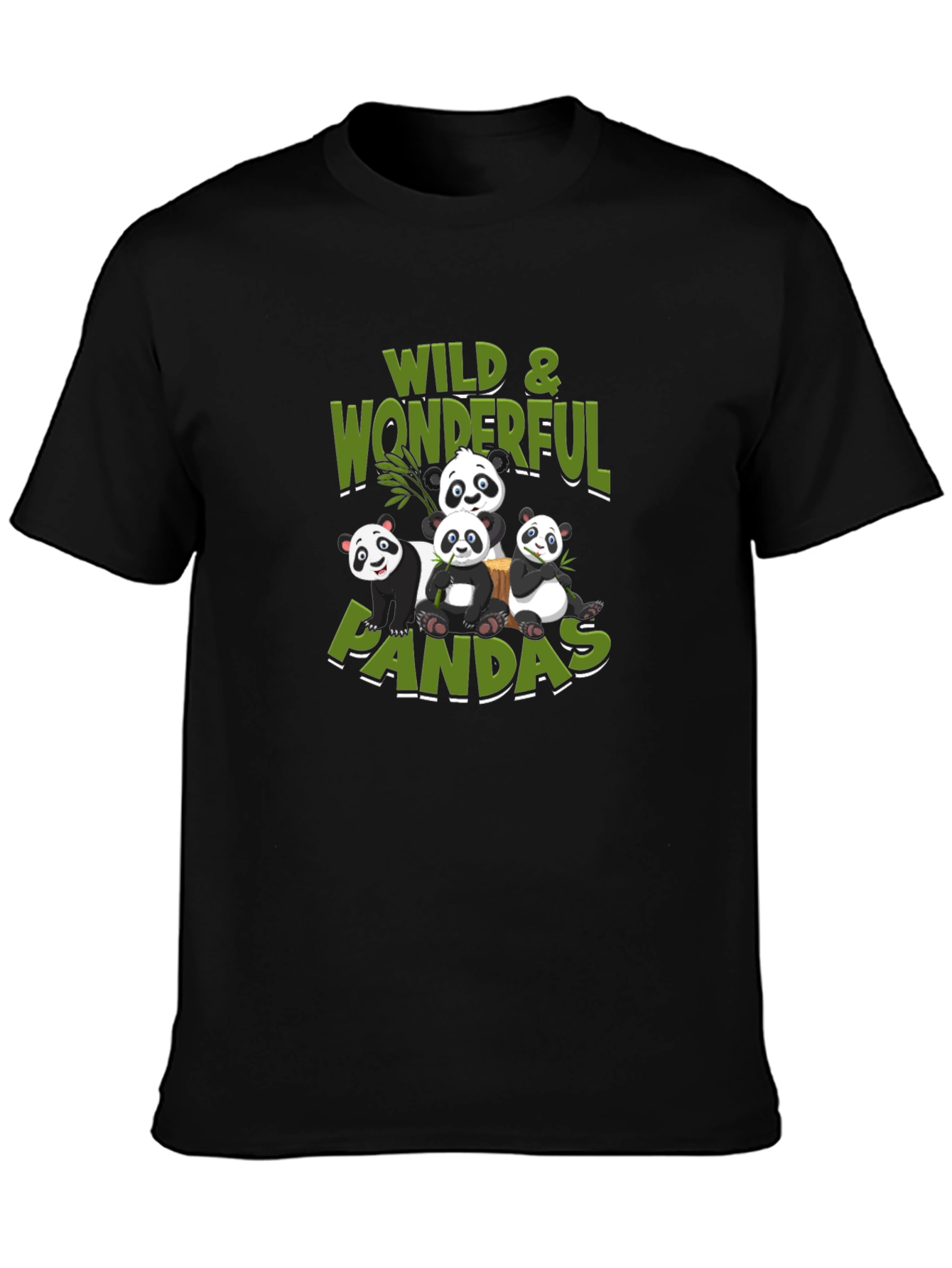 Wild & Wonderful Pandas Graphic Tee