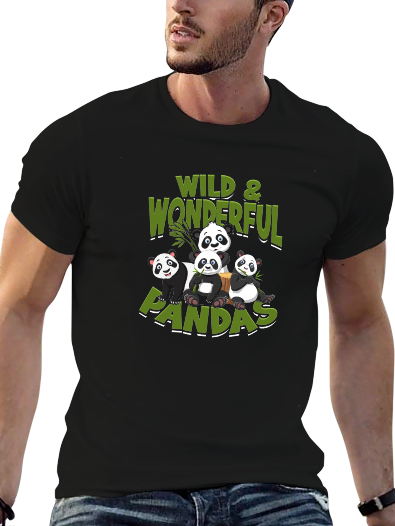 Wild & Wonderful Pandas Graphic Tee