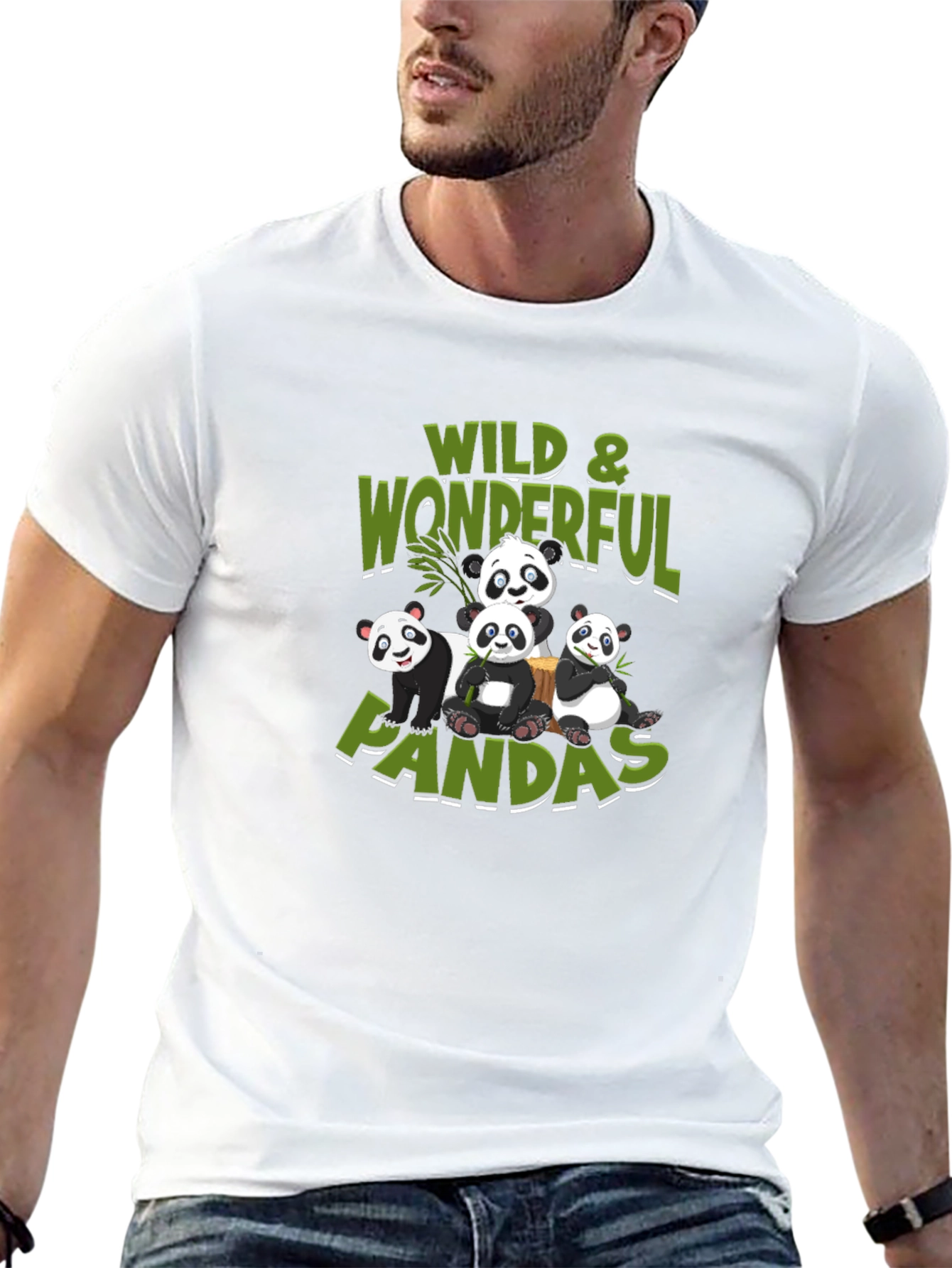 Wild & Wonderful Pandas Graphic Tee