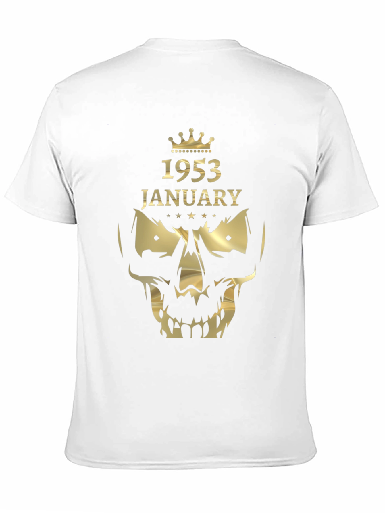 1953 January Graphic Tee - Skull Crown