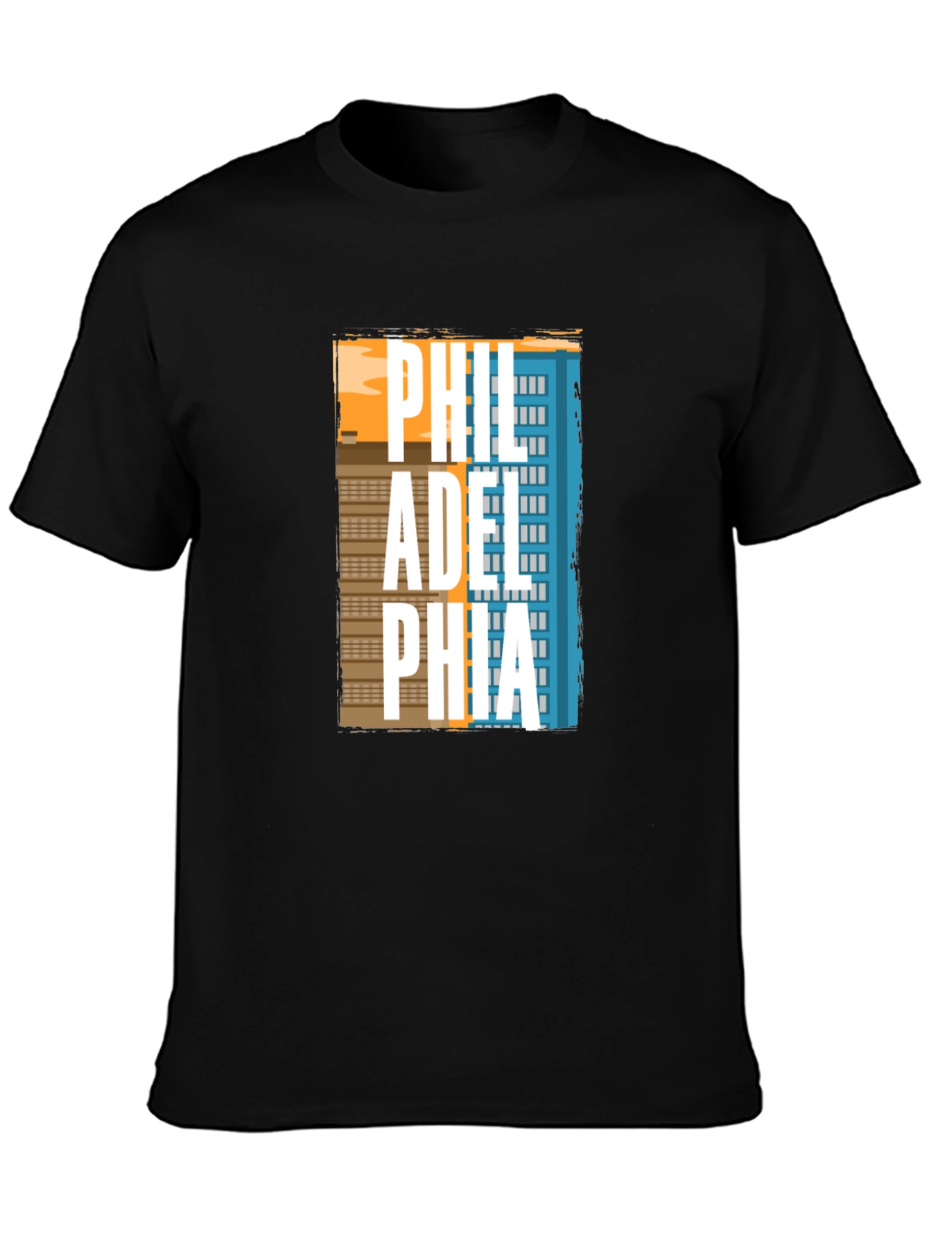 Philadelphia Skyline T-Shirt - Cityscape Design
