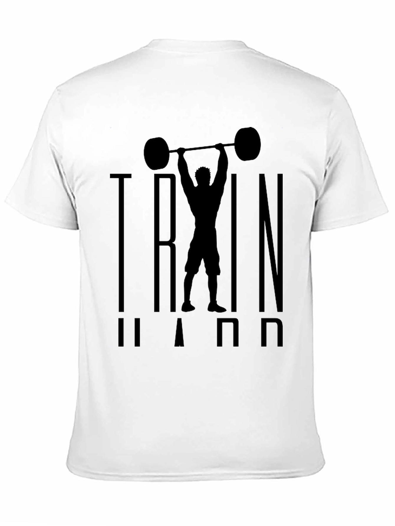 Train Hard Graphic Tee - Fitness Apparel