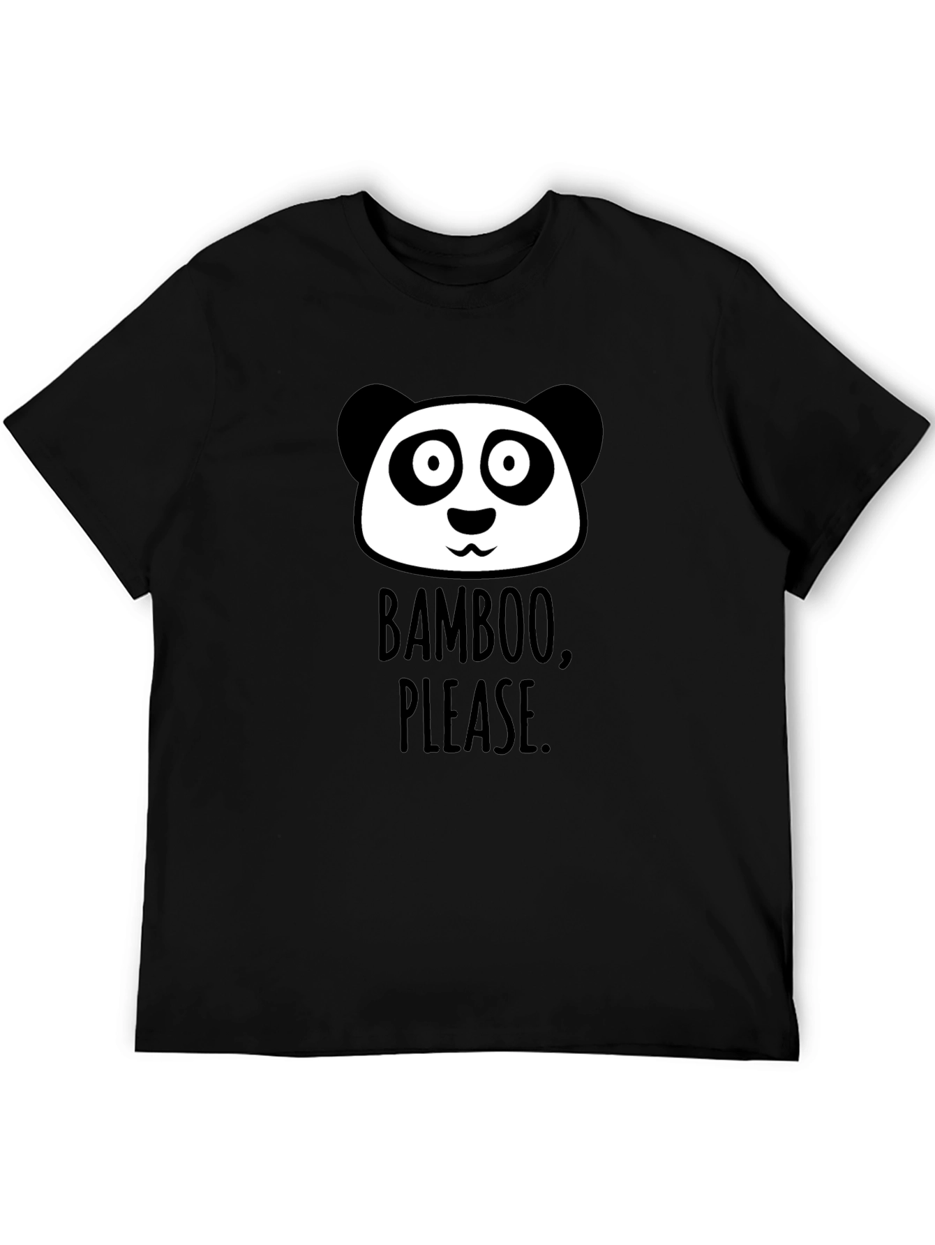 Bamboo Please Panda Graphic T-Shirt