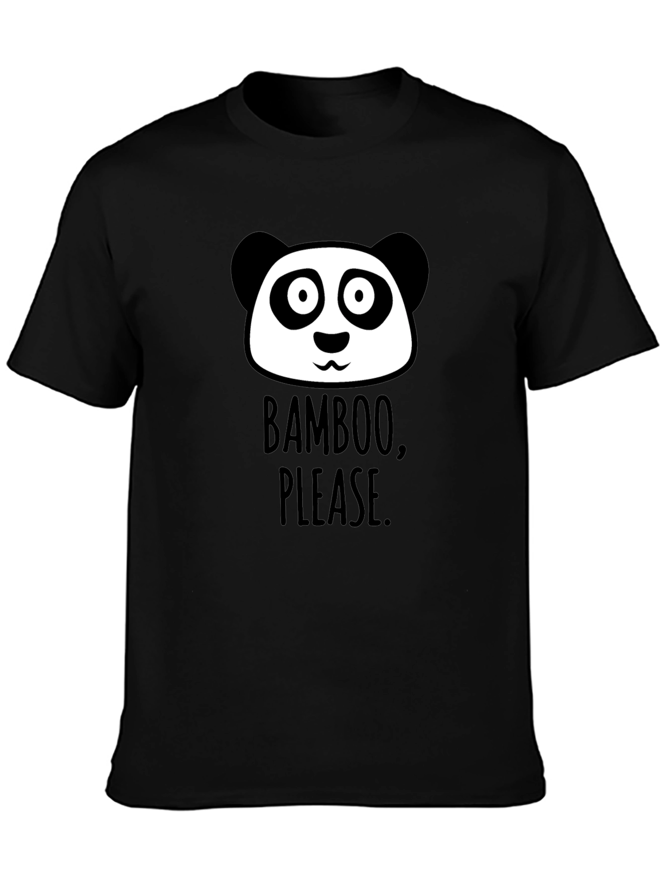 Bamboo Please Panda Graphic T-Shirt