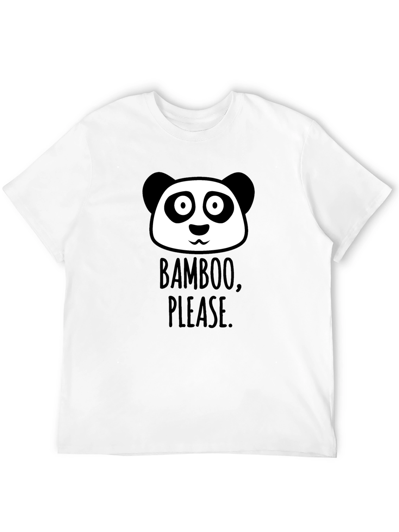 Bamboo Please Panda Graphic T-Shirt