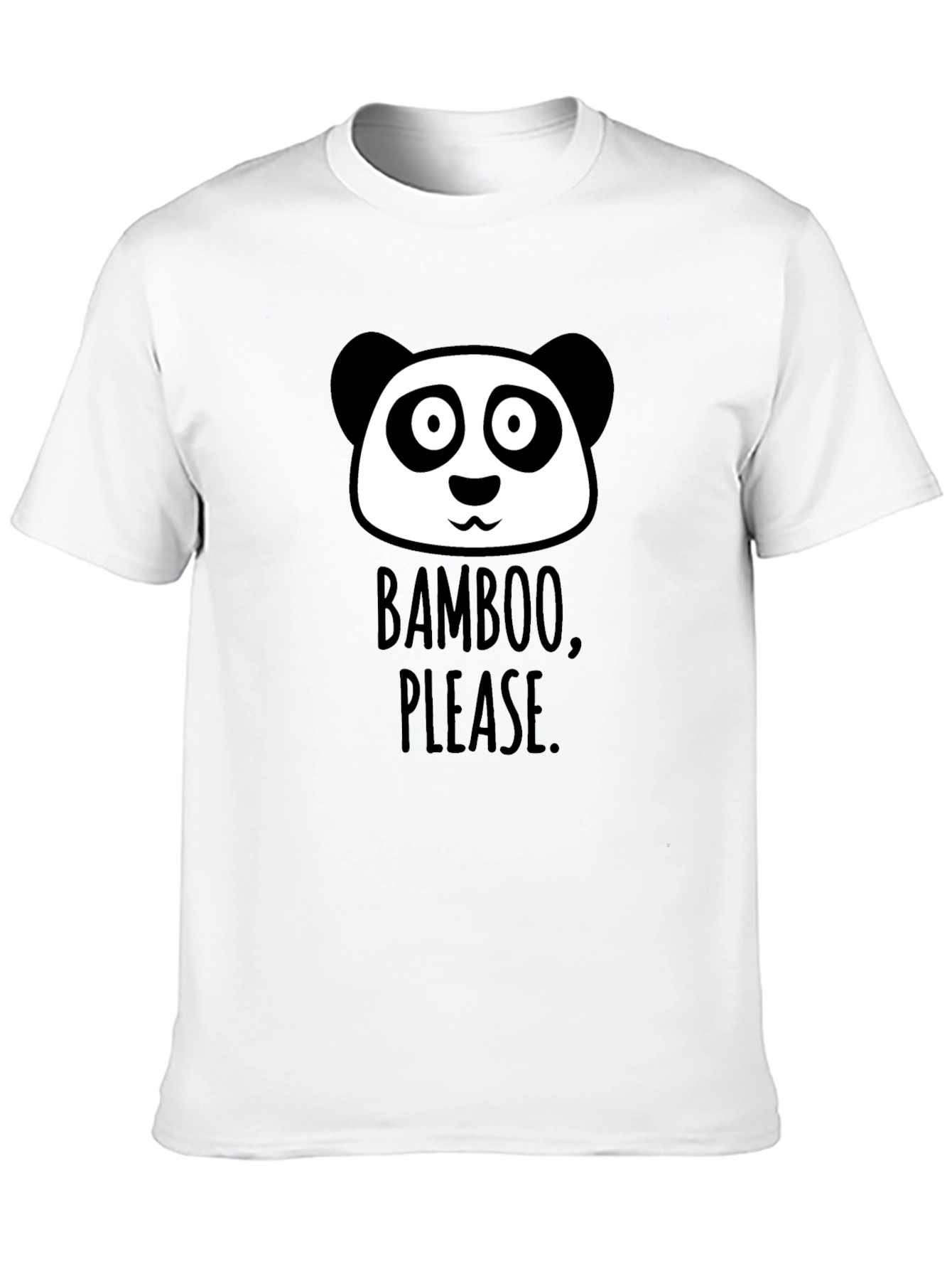 Bamboo Please Panda Graphic T-Shirt