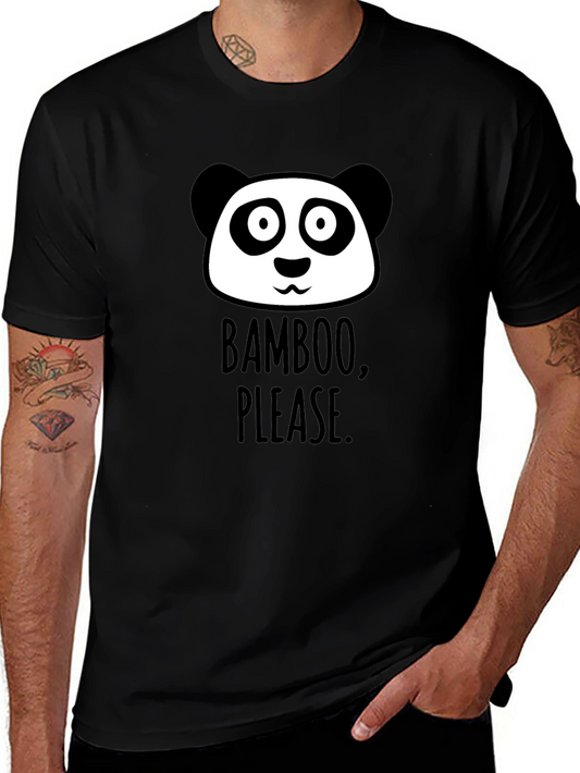 Bamboo Please Panda Graphic T-Shirt