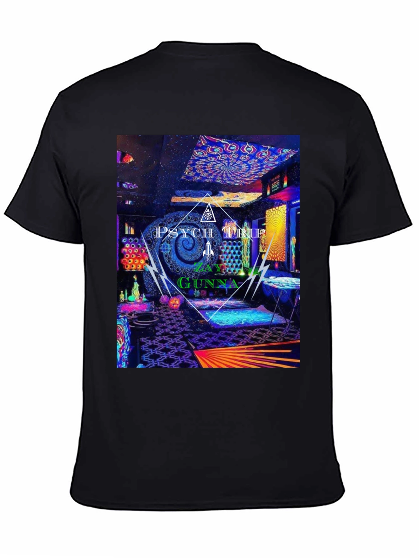 Psychedelic Psych Trip Graphic Tee - Zay Gunna Design