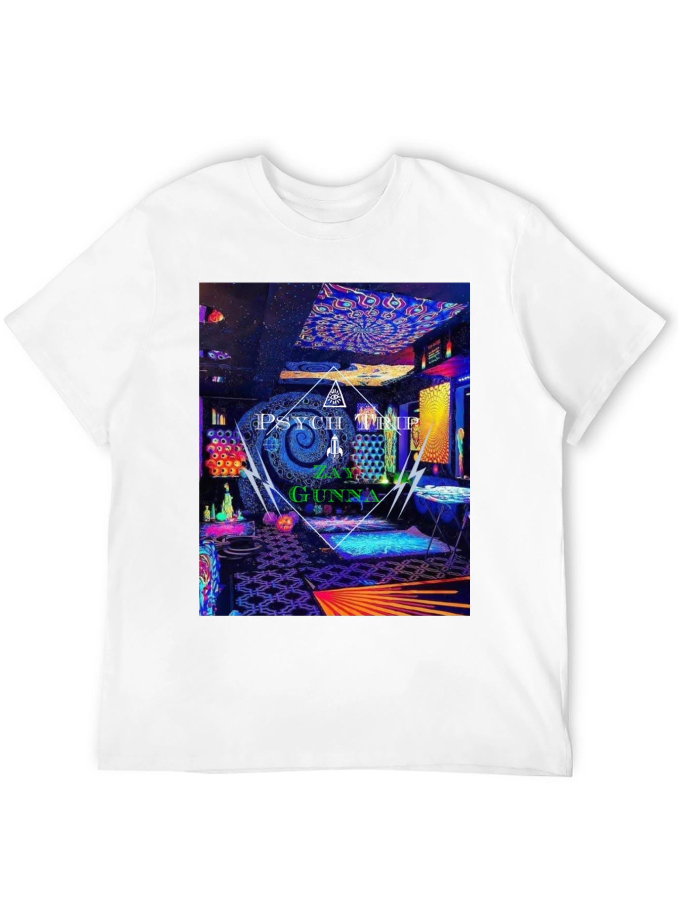 Psychedelic Psych Trip Graphic Tee - Zay Gunna Design