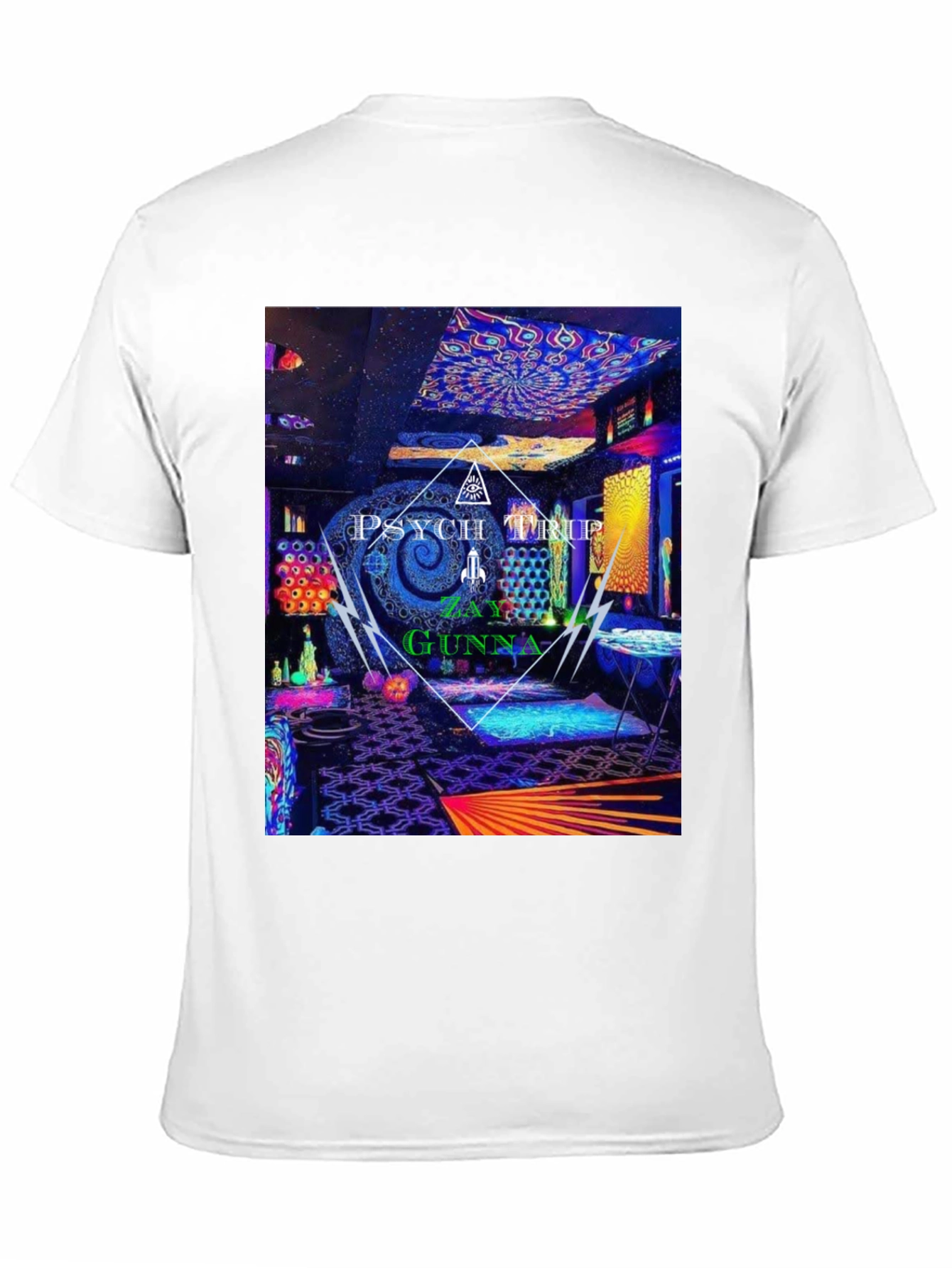 Psychedelic Psych Trip Graphic Tee - Zay Gunna Design