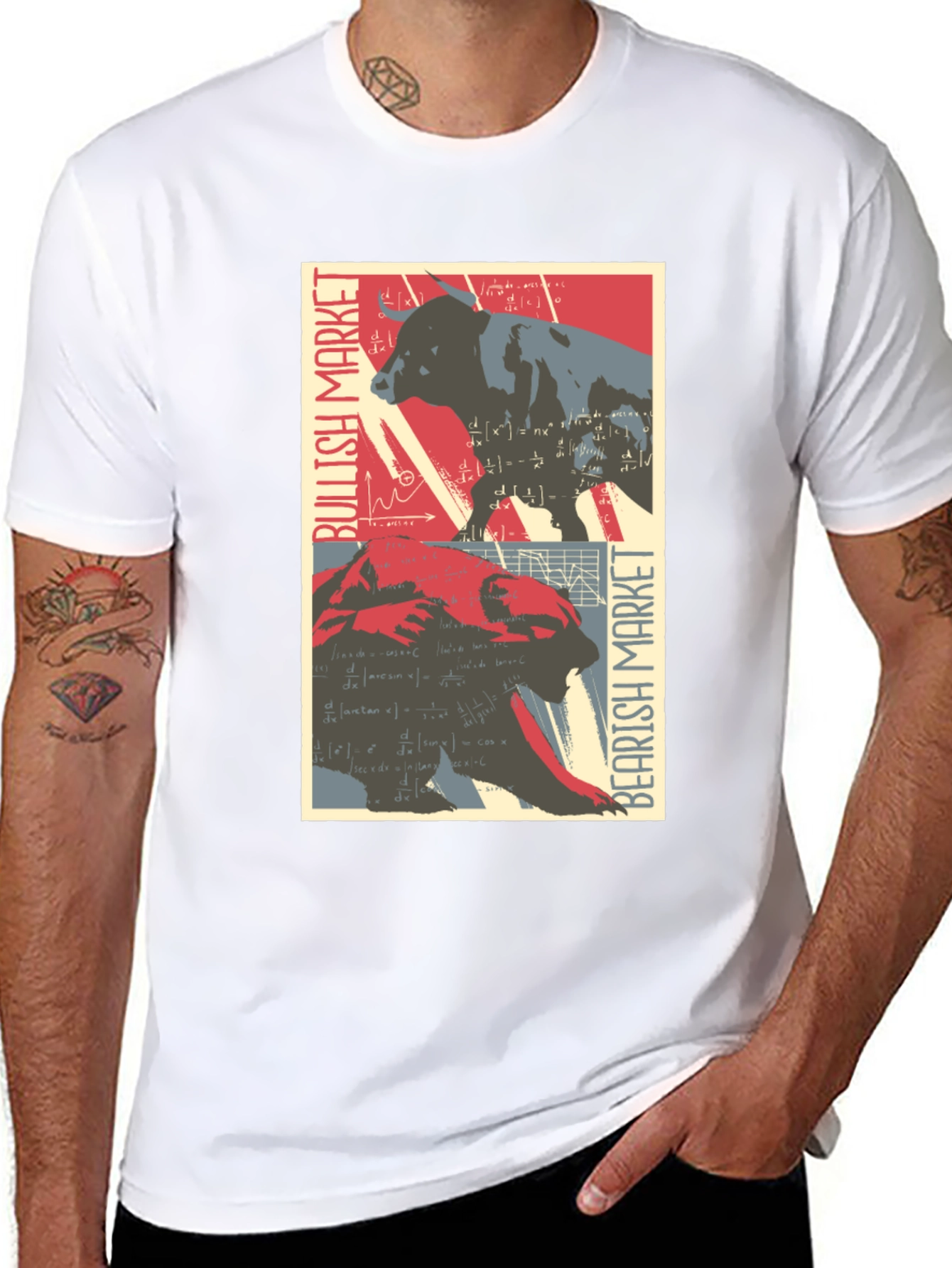 Bull & Bear Market Graphic Tee