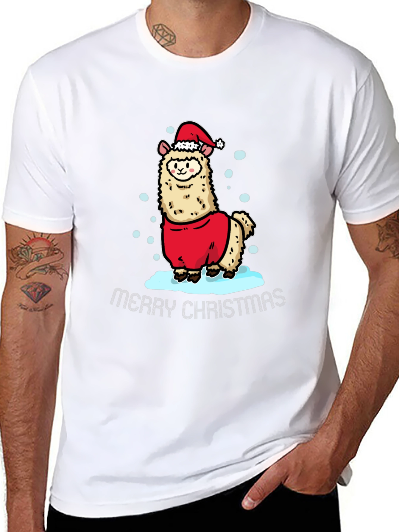 Christmas Llama T-Shirt