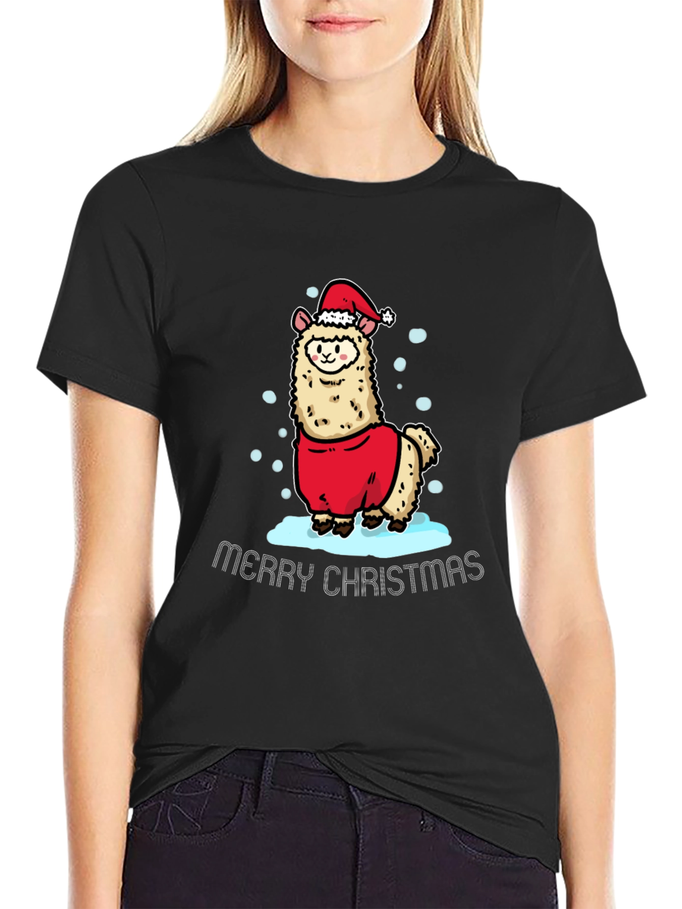 Christmas Llama T-Shirt