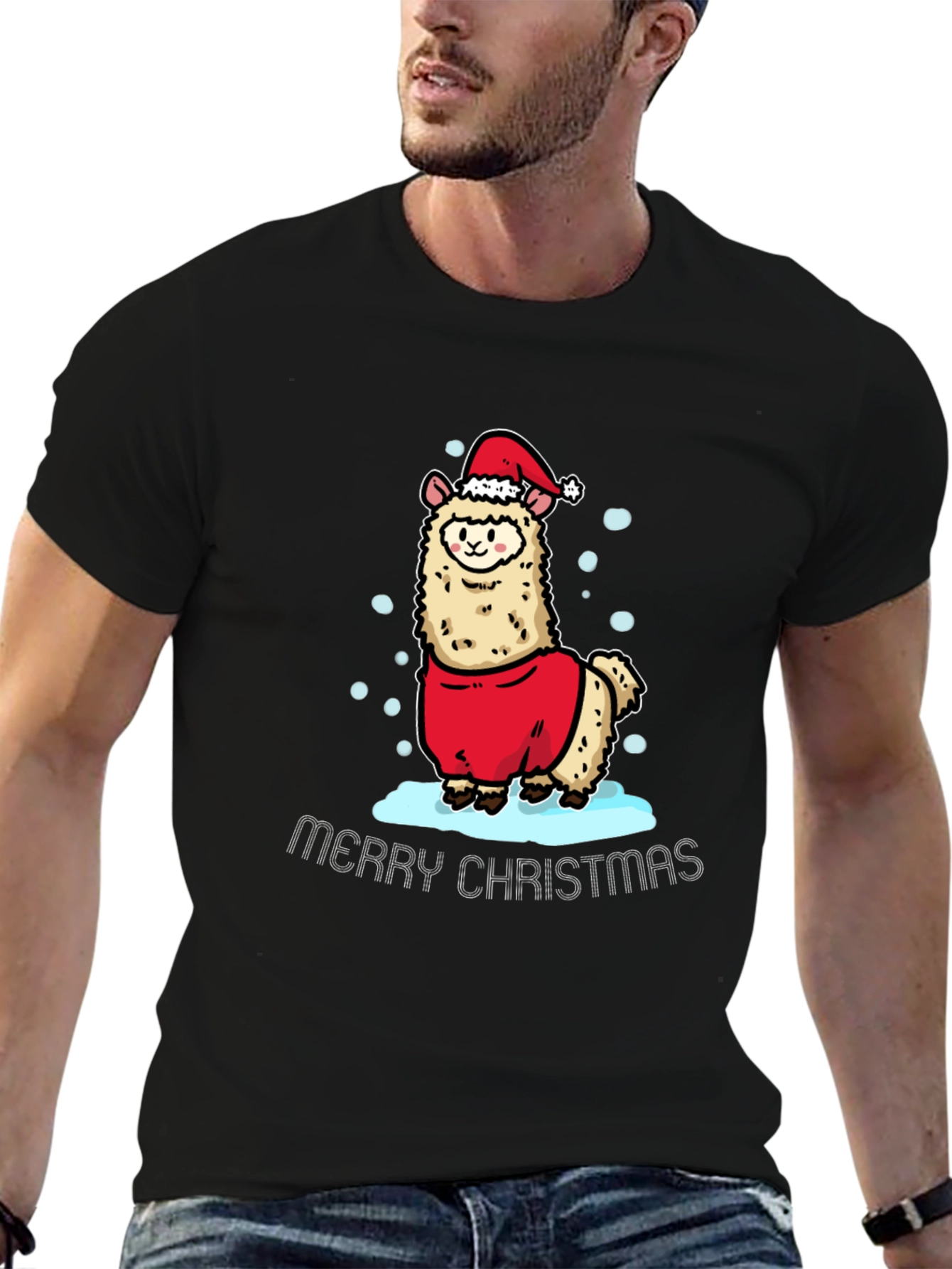 Christmas Llama T-Shirt