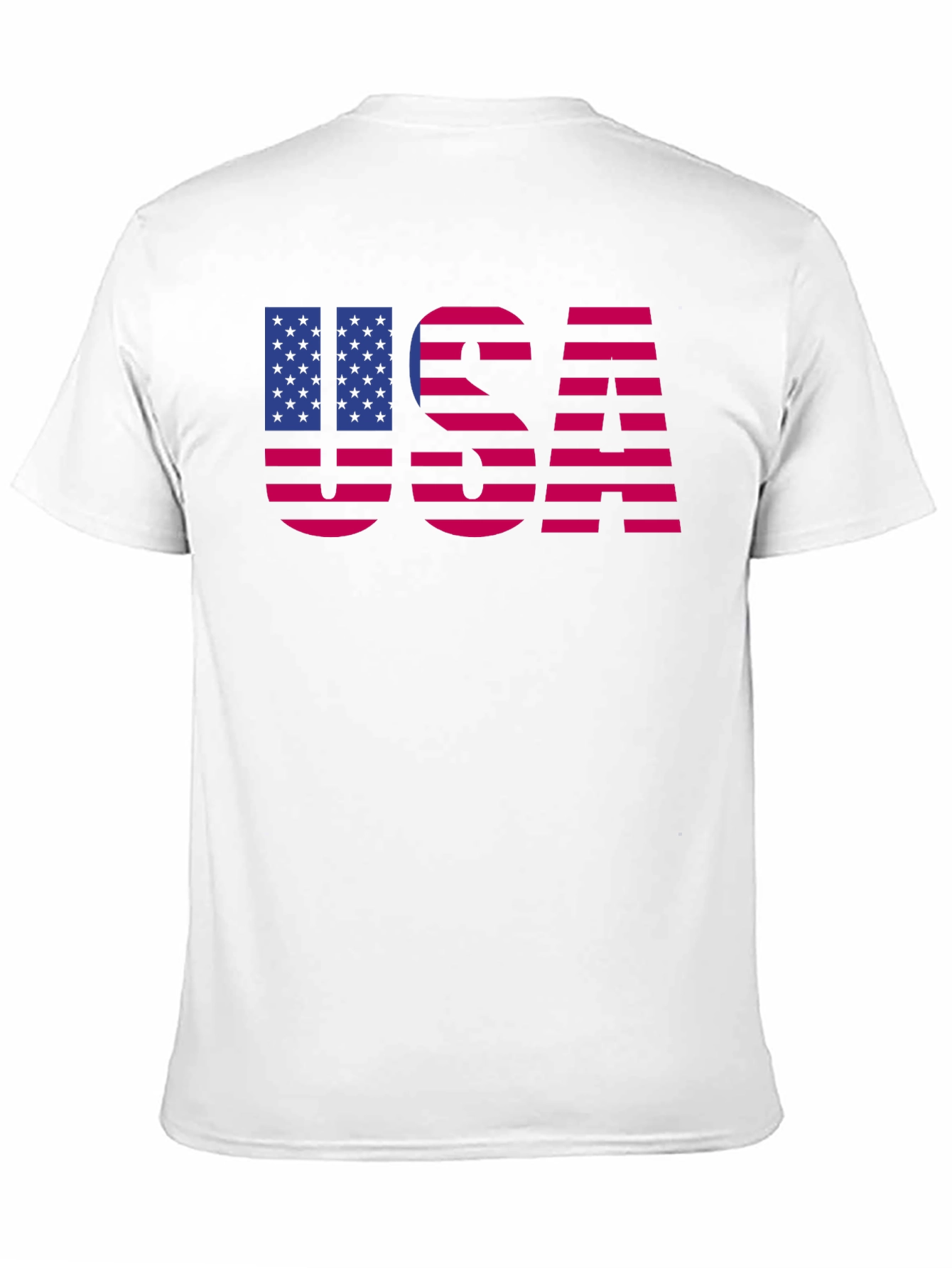 USA Flag Graphic Tee Patriotic Mens Shirt