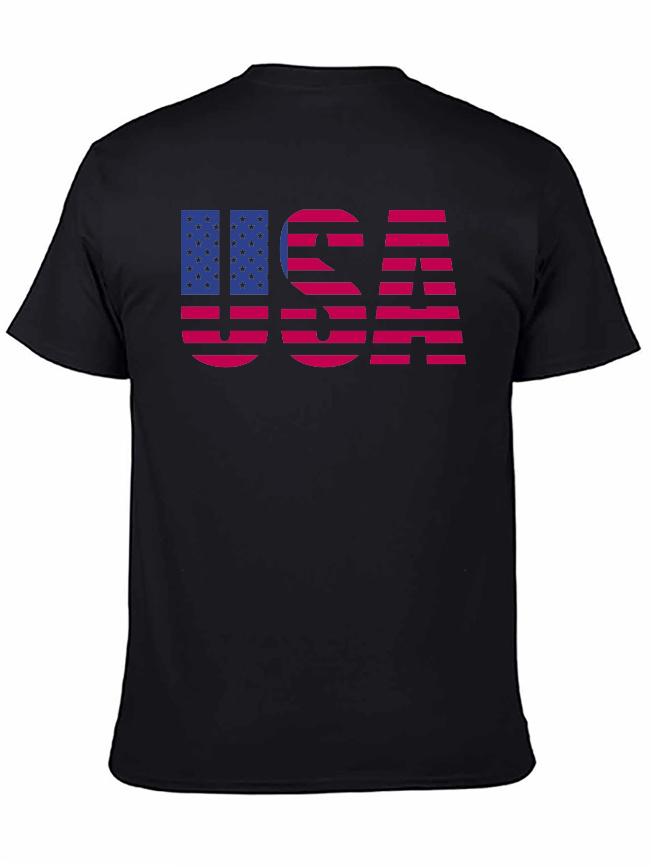 USA Flag Graphic Tee Patriotic Mens Shirt