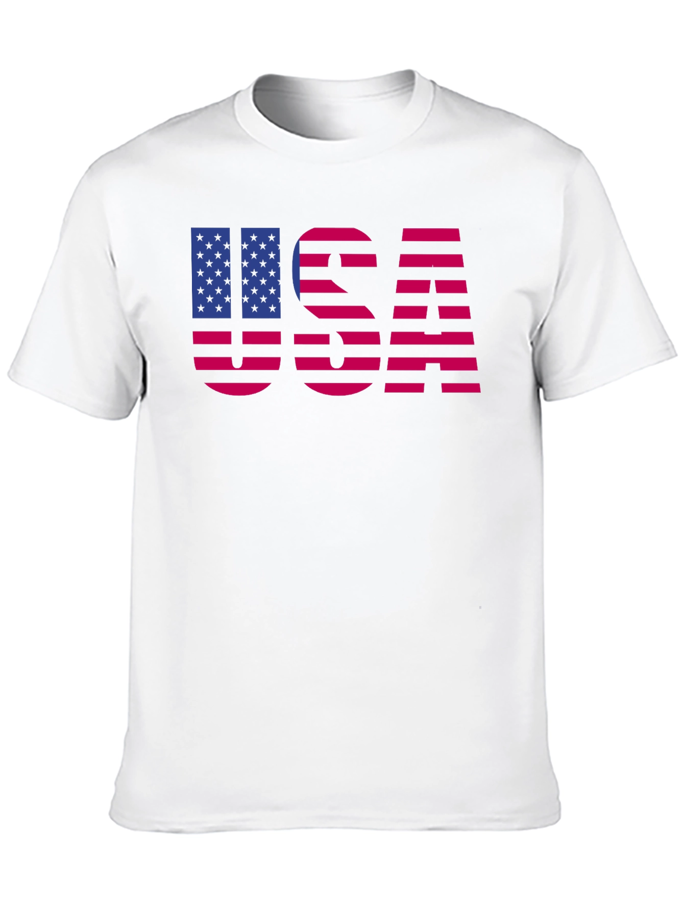 USA Flag Graphic Tee Patriotic Mens Shirt