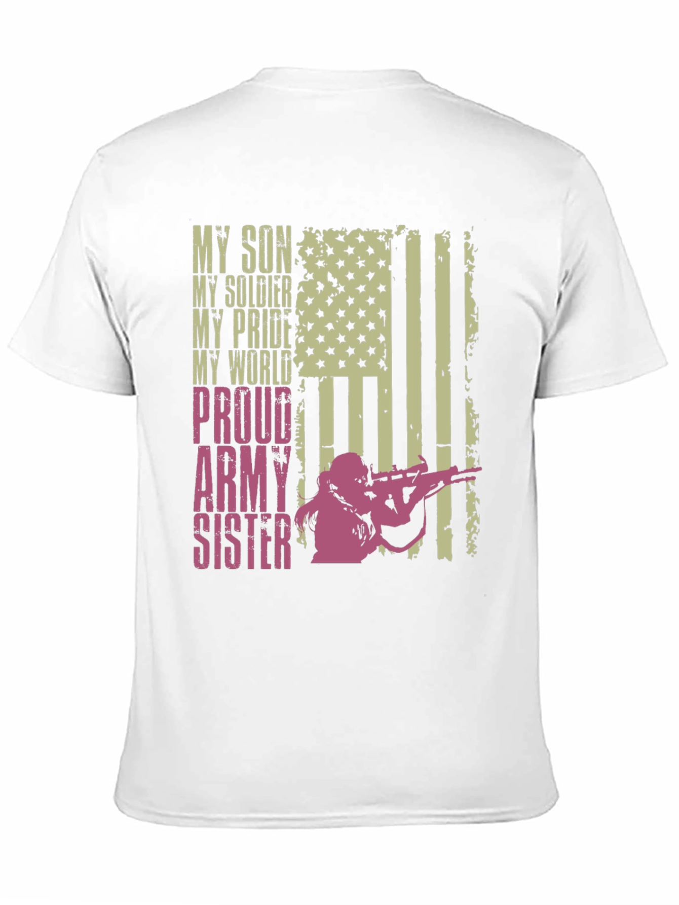 Proud Army Sister Graphic Tee