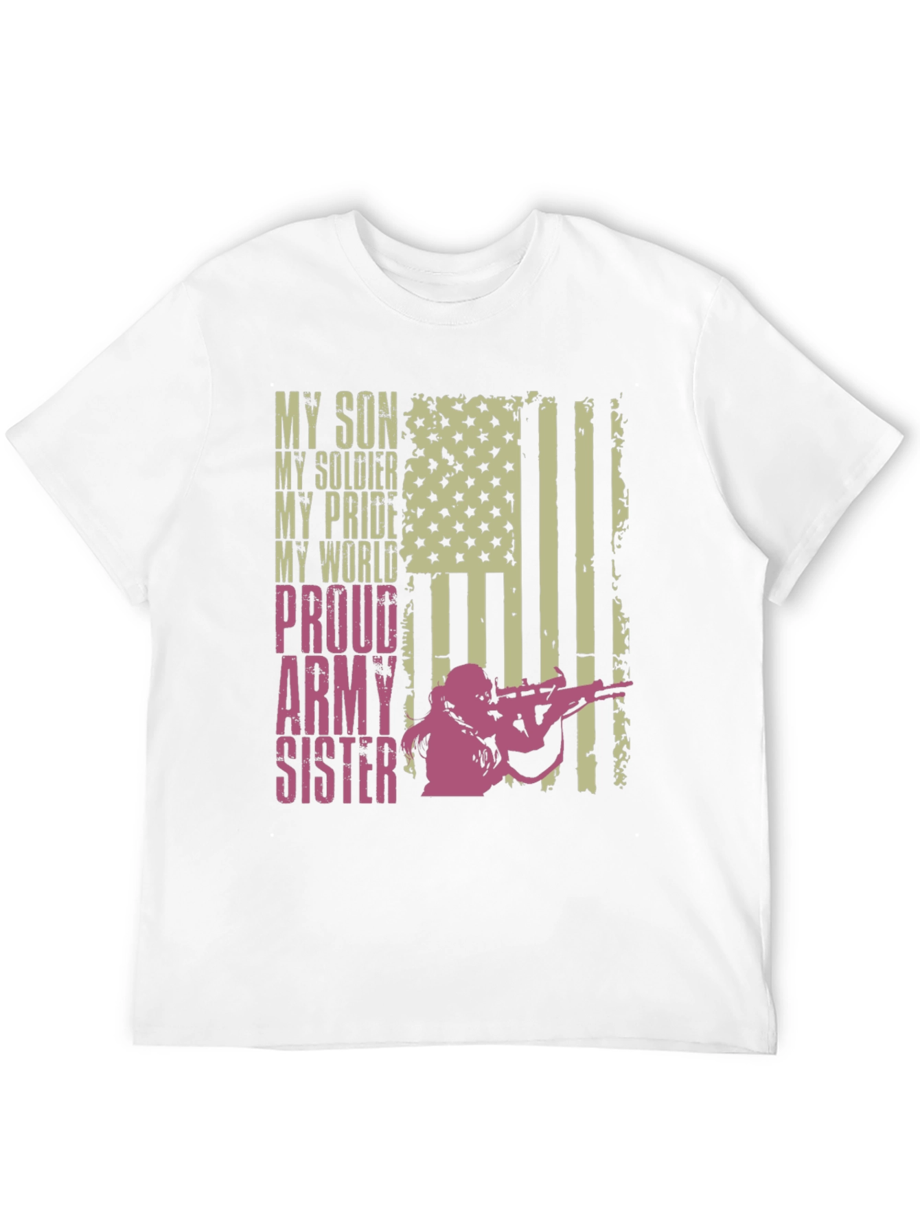 Proud Army Sister Graphic Tee