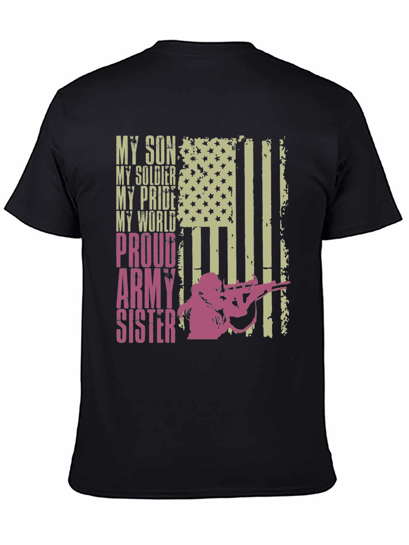 Proud Army Sister Graphic Tee