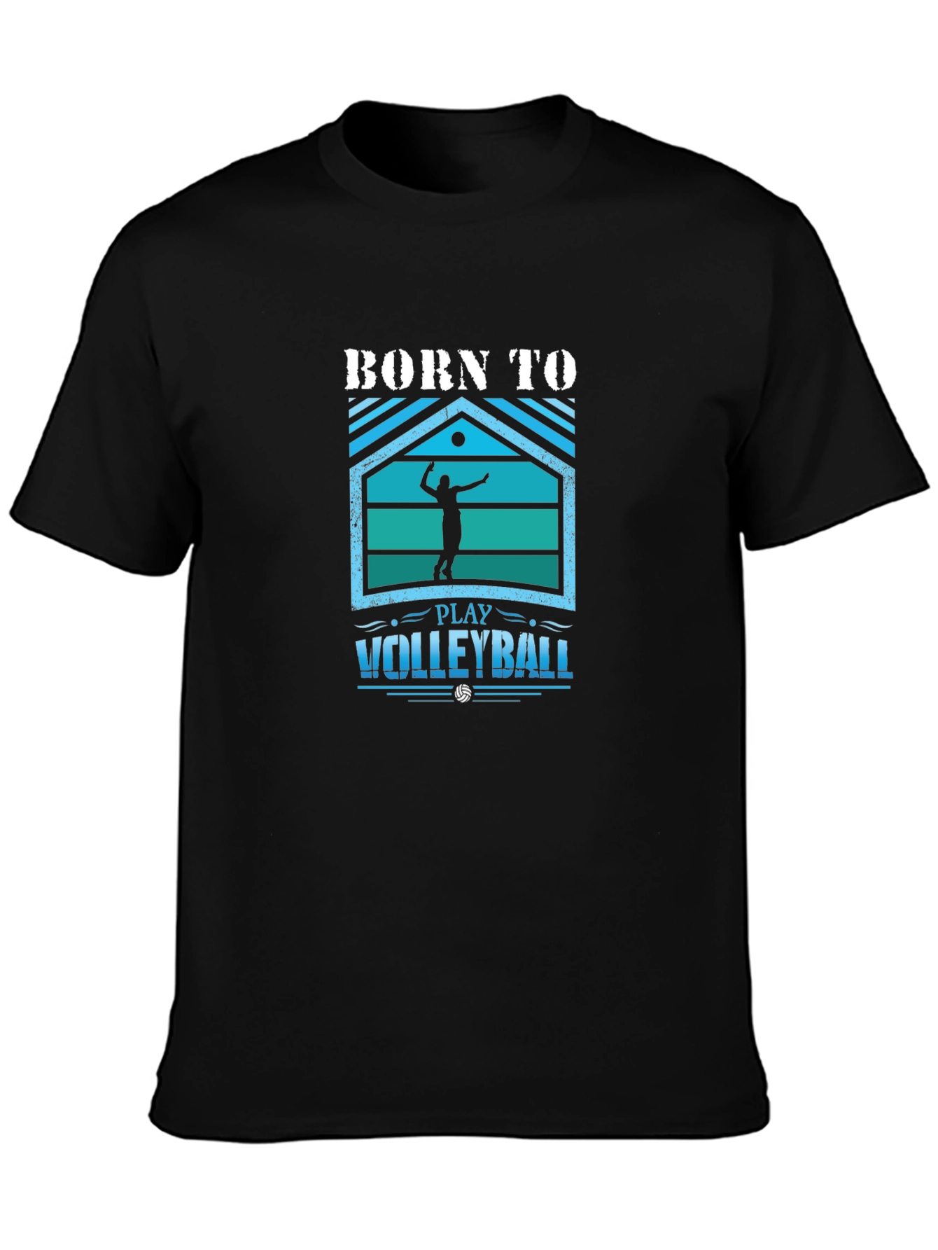Born to Play Volleyball Graphic T-Shirt