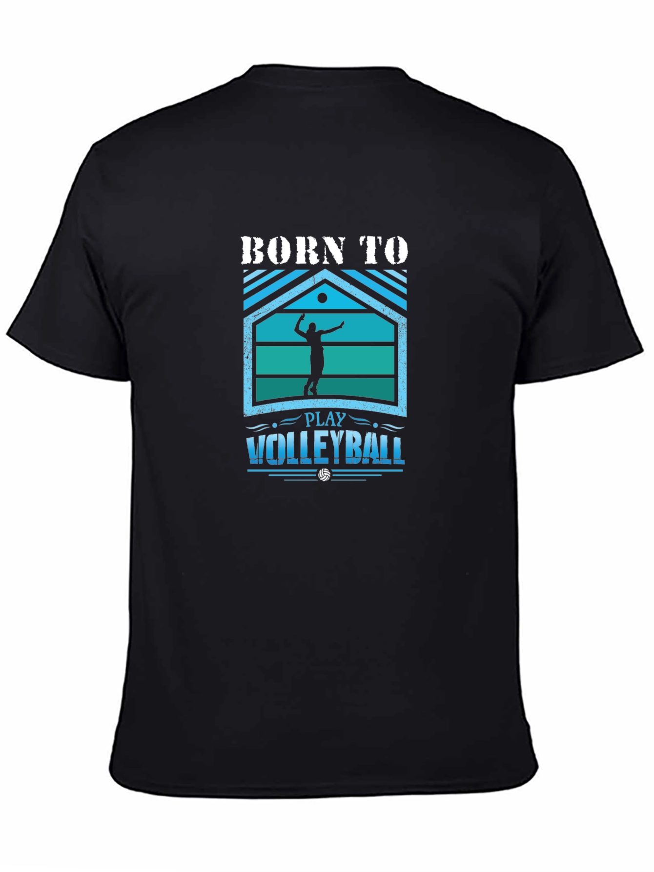 Born to Play Volleyball Graphic T-Shirt