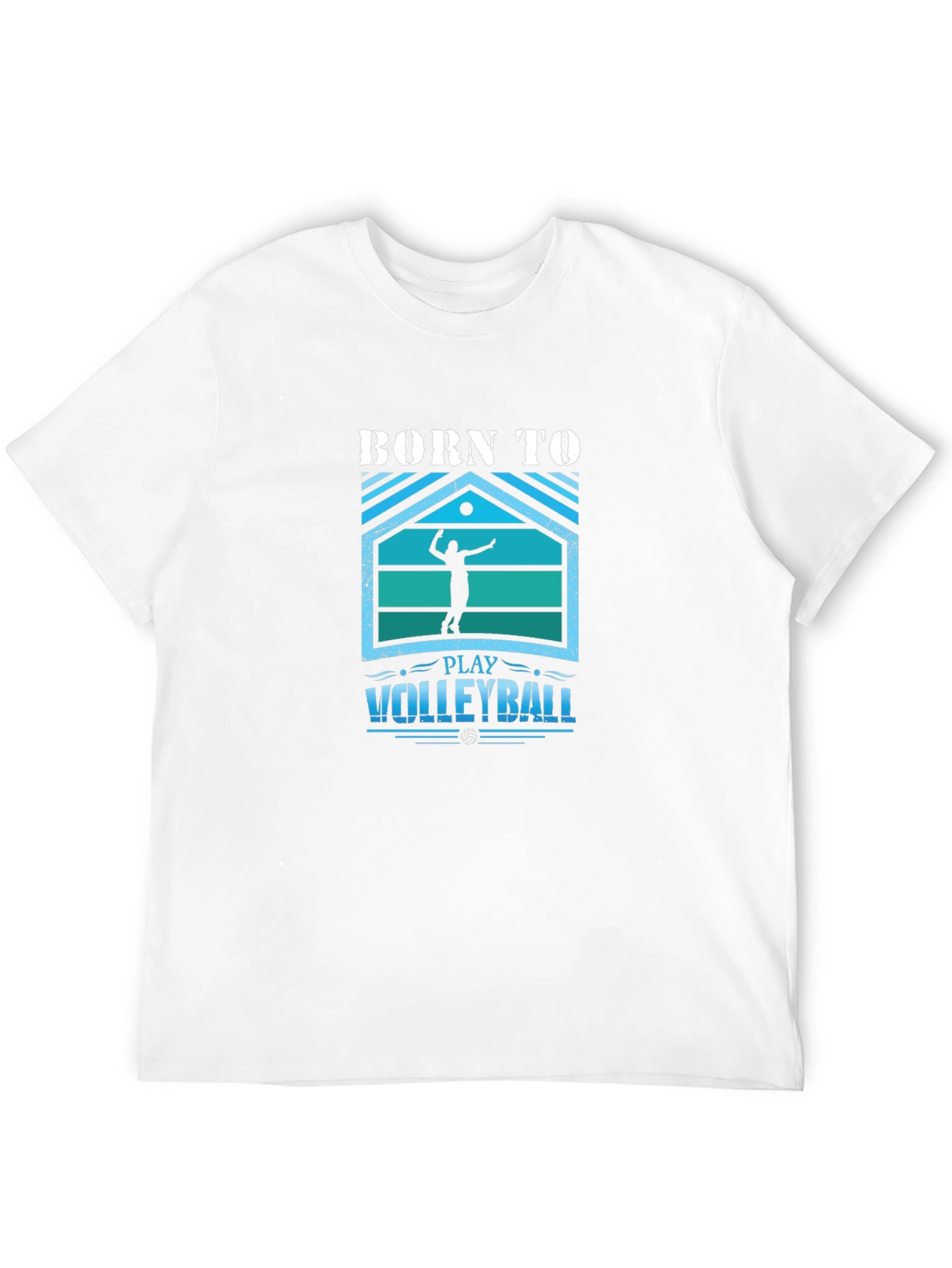 Born to Play Volleyball Graphic T-Shirt