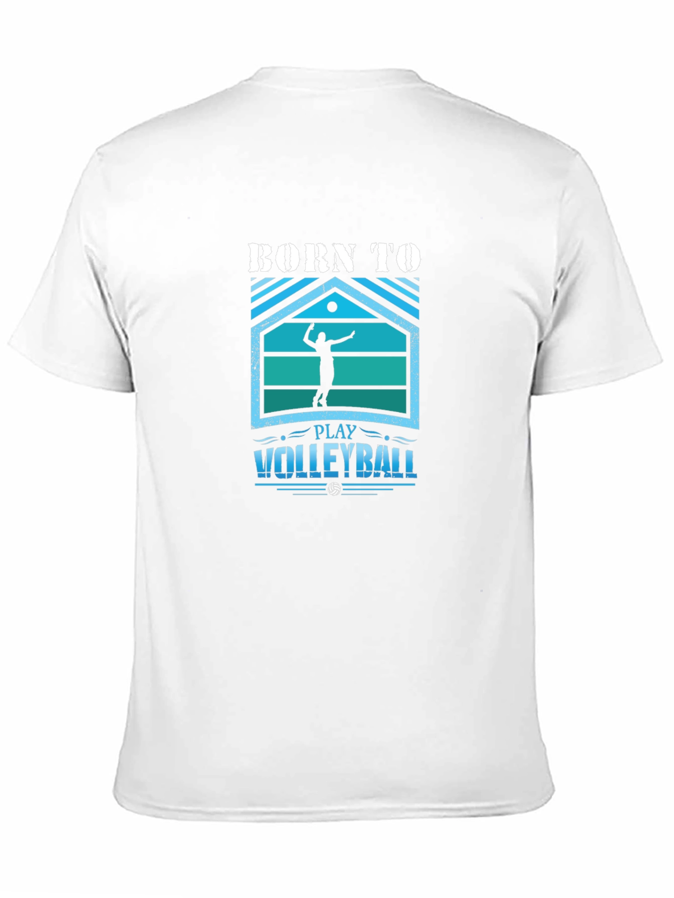 Born to Play Volleyball Graphic T-Shirt