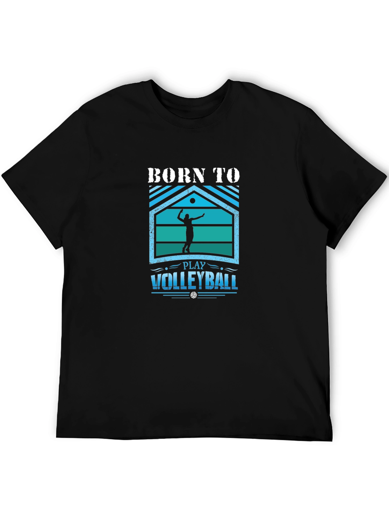 Born to Play Volleyball Graphic T-Shirt
