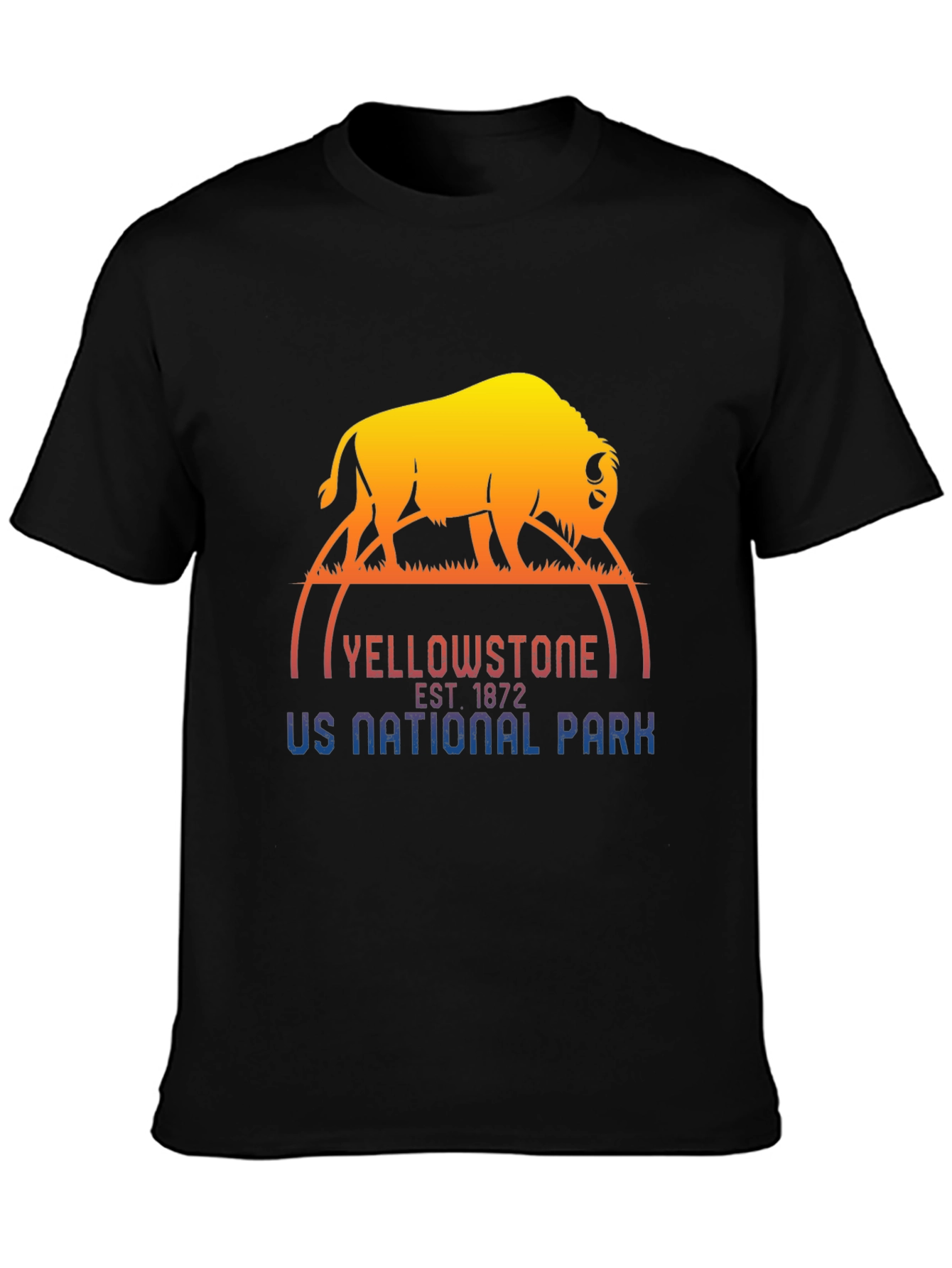 Yellowstone National Park Buffalo Graphic Tee