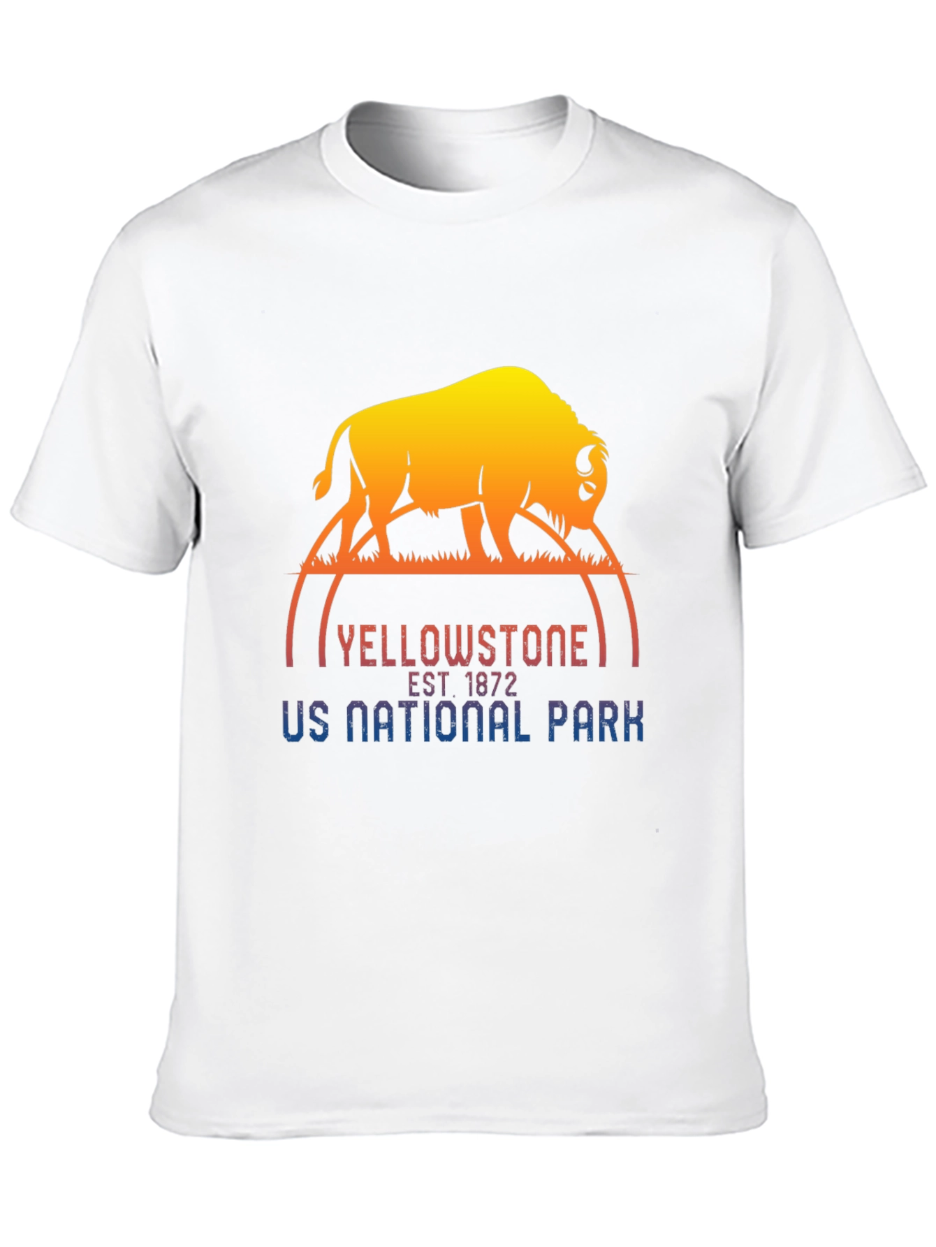 Yellowstone National Park Buffalo Graphic Tee