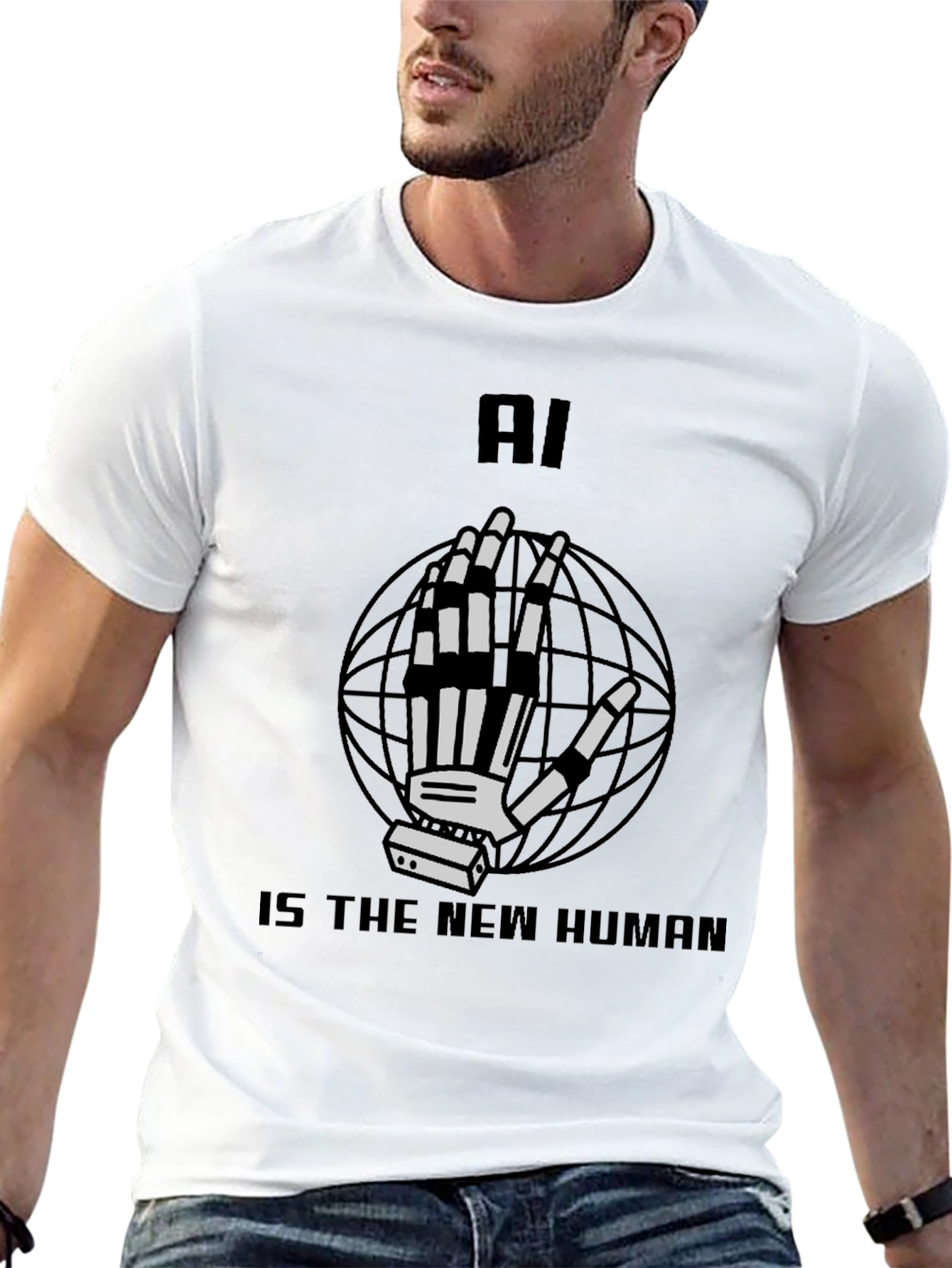 AI is the New Human Graphic T-Shirt