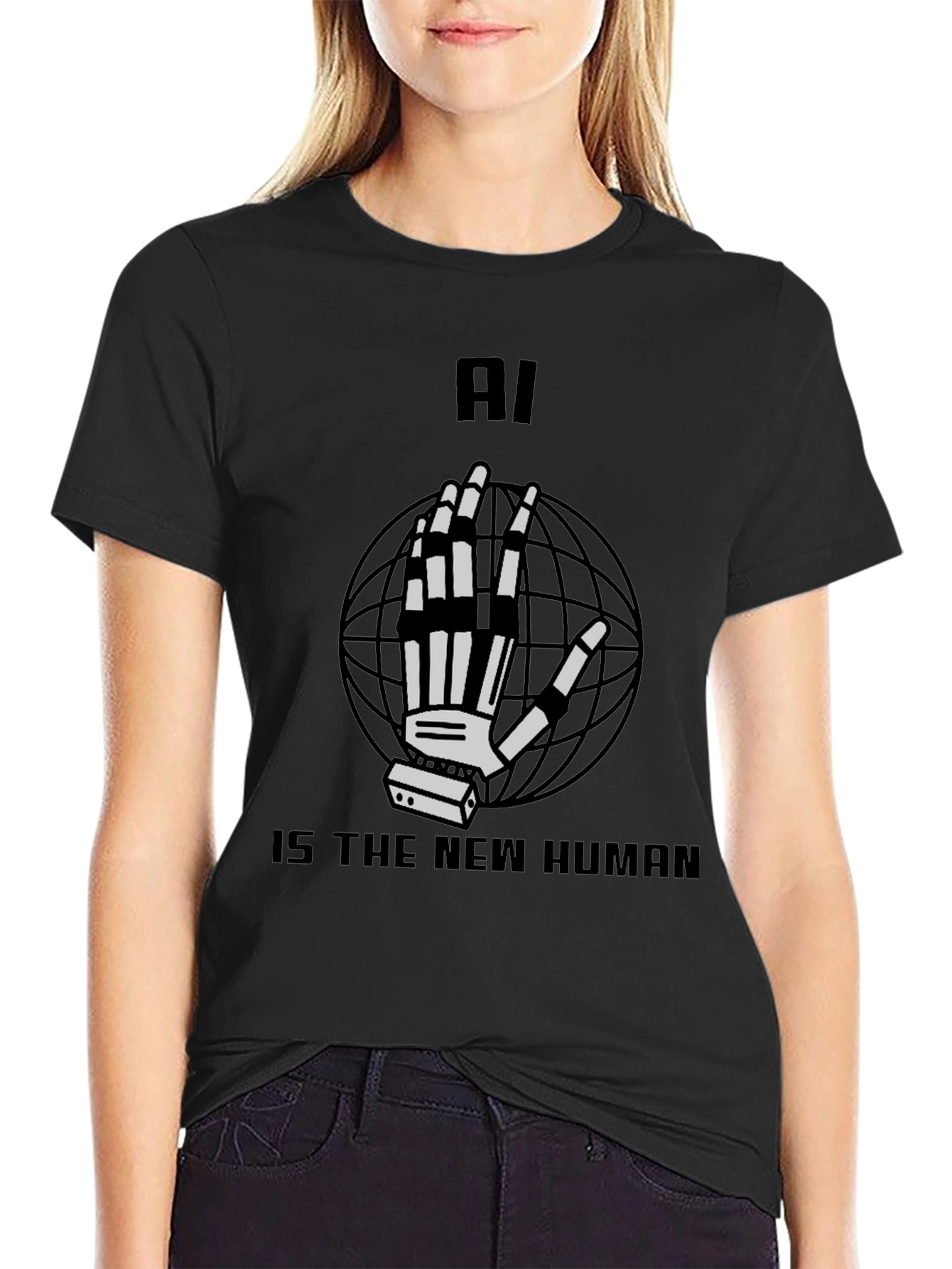 AI is the New Human Graphic T-Shirt