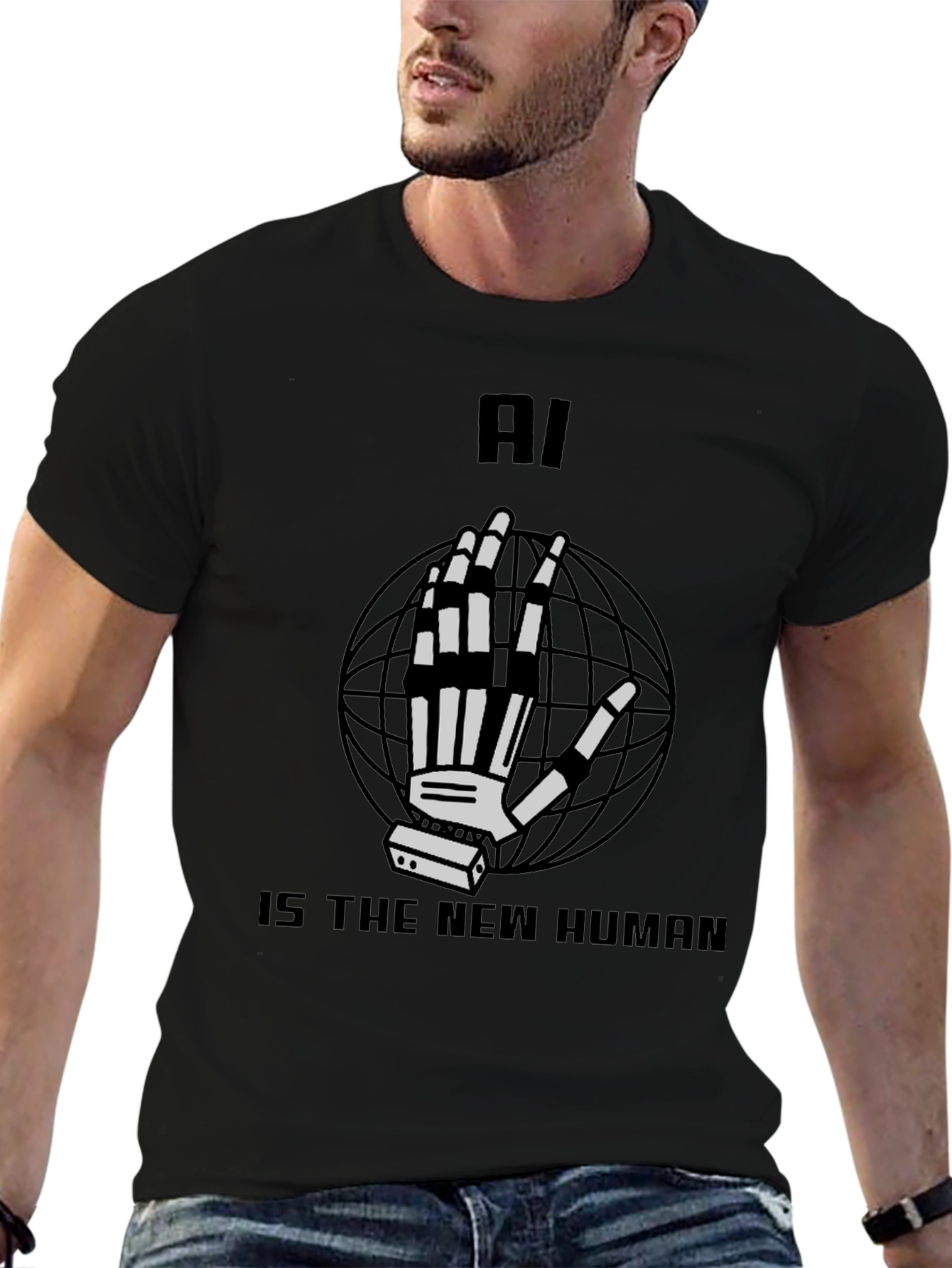 AI is the New Human Graphic T-Shirt