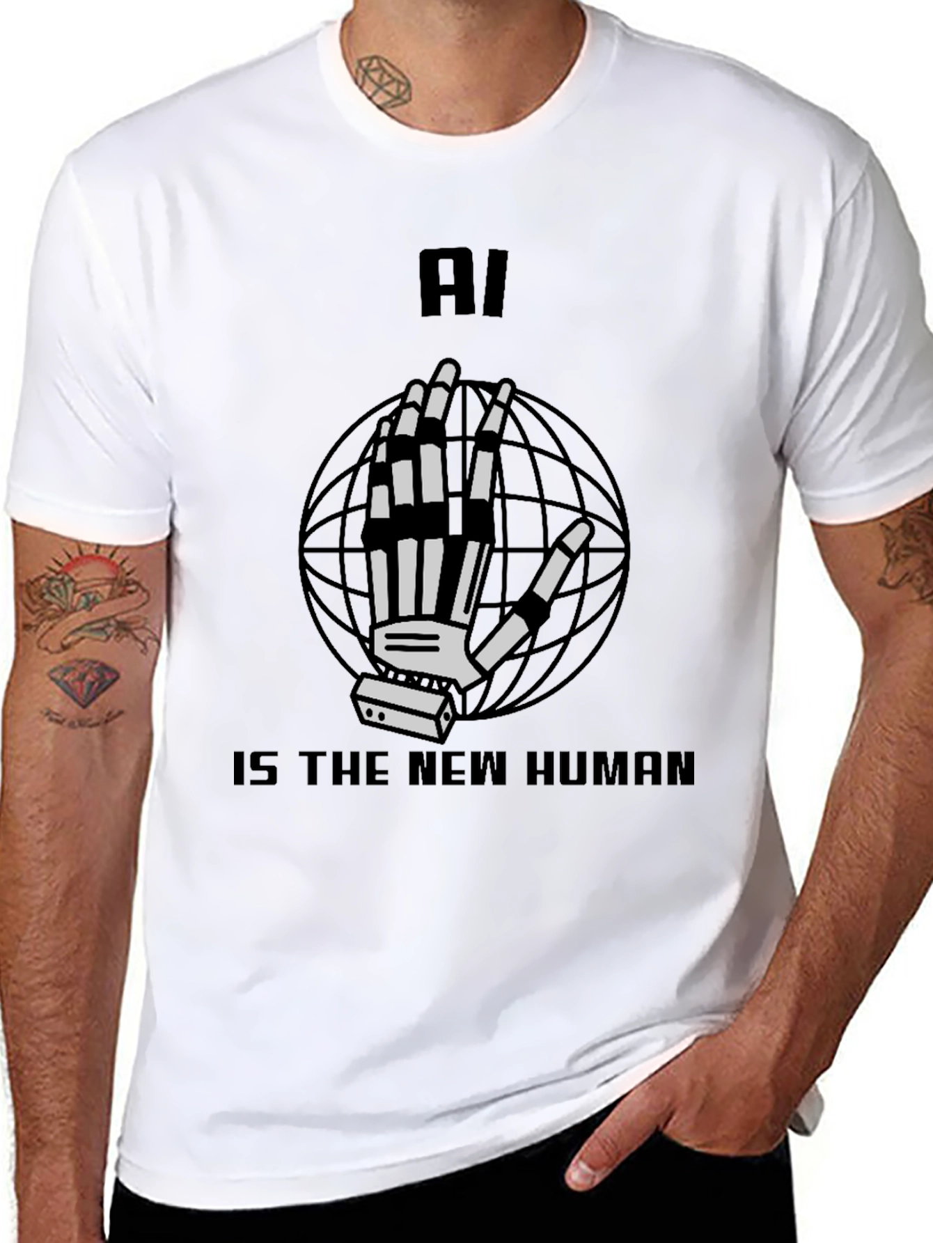 AI is the New Human Graphic T-Shirt