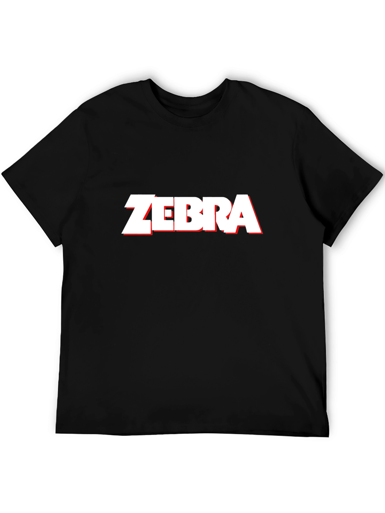 Bold ZEBRA Graphic Tee - Classic Black Comfort
