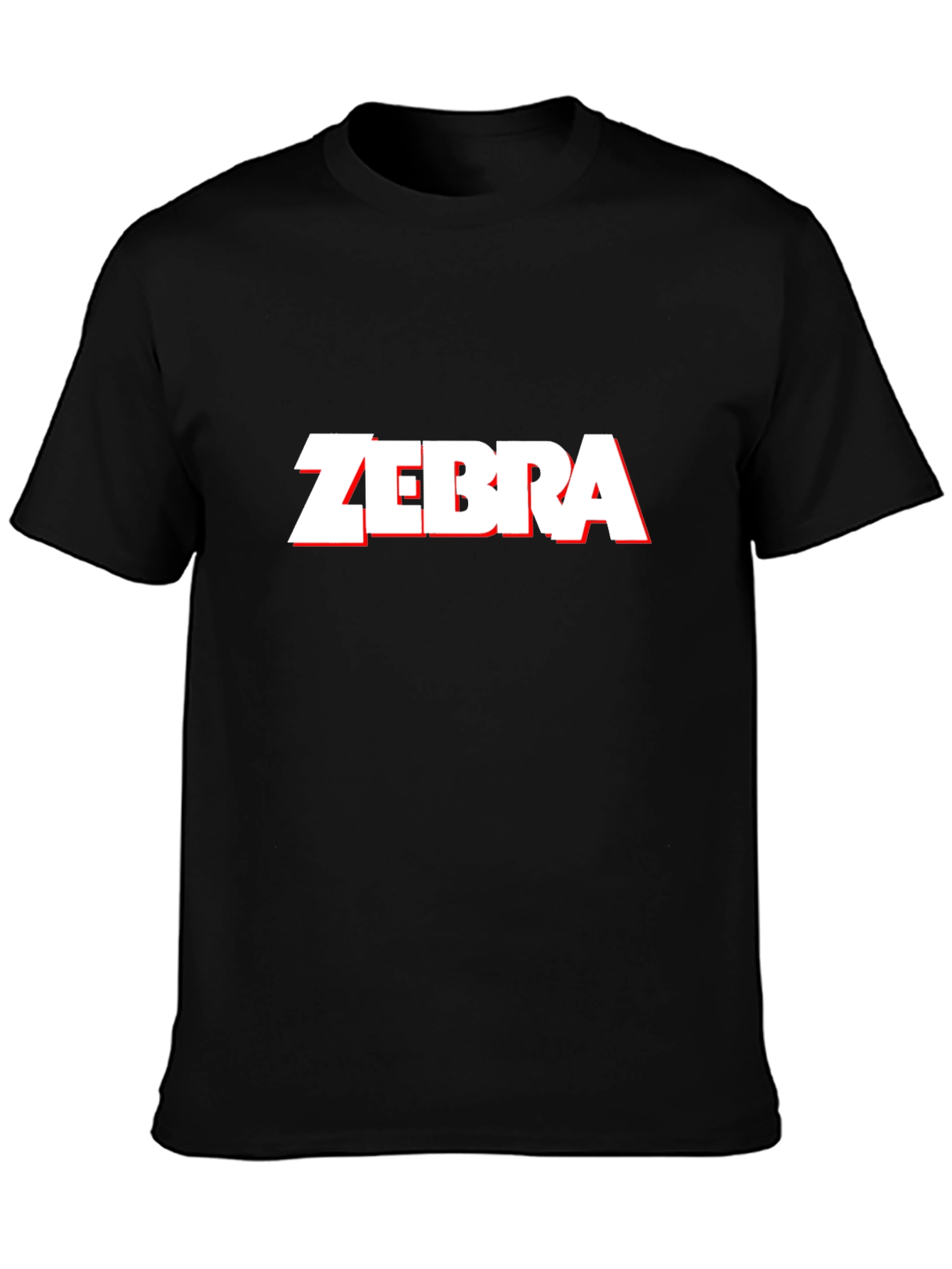 Bold ZEBRA Graphic Tee - Classic Black Comfort