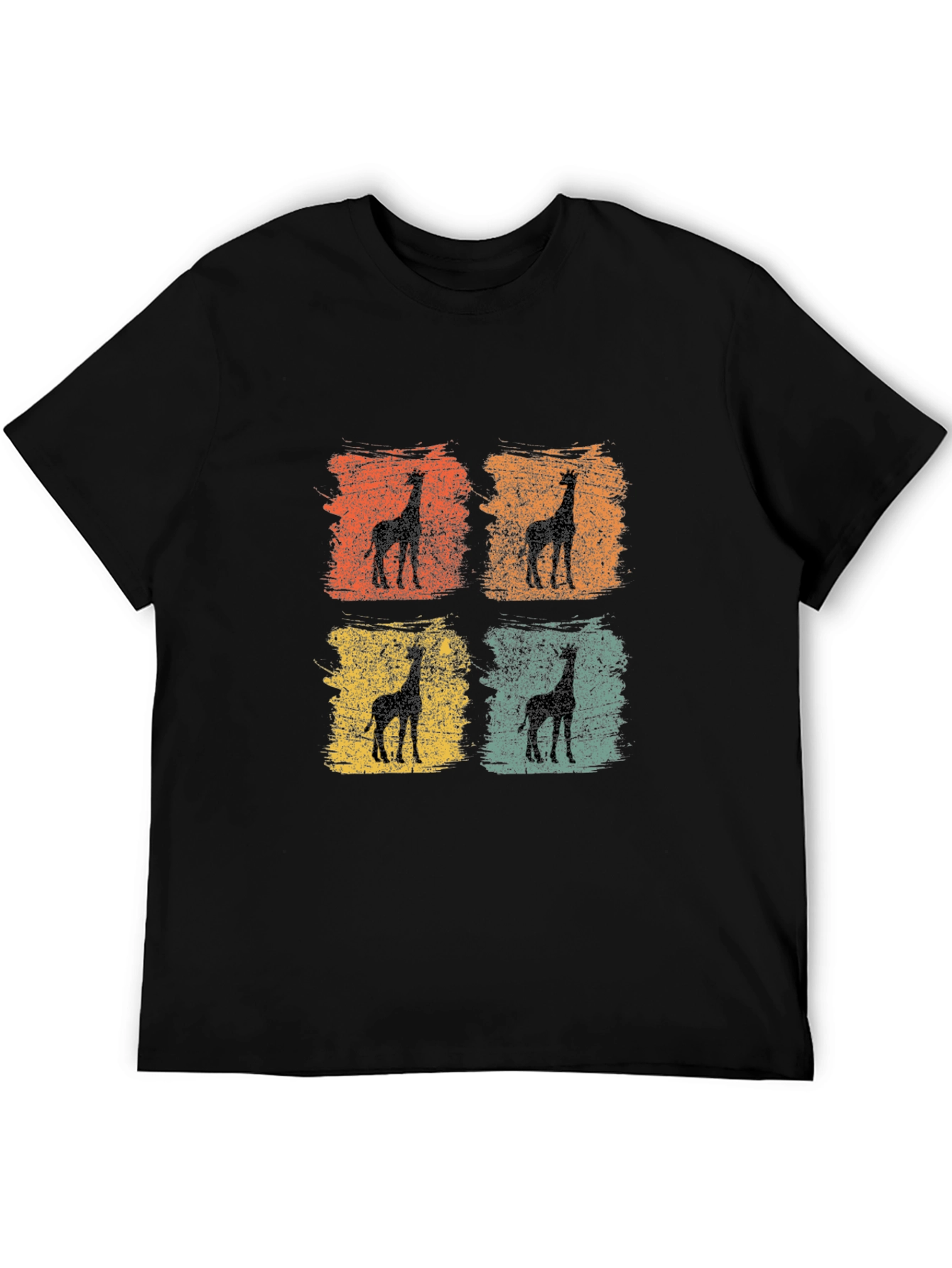 Retro Giraffe Silhouette T-Shirt