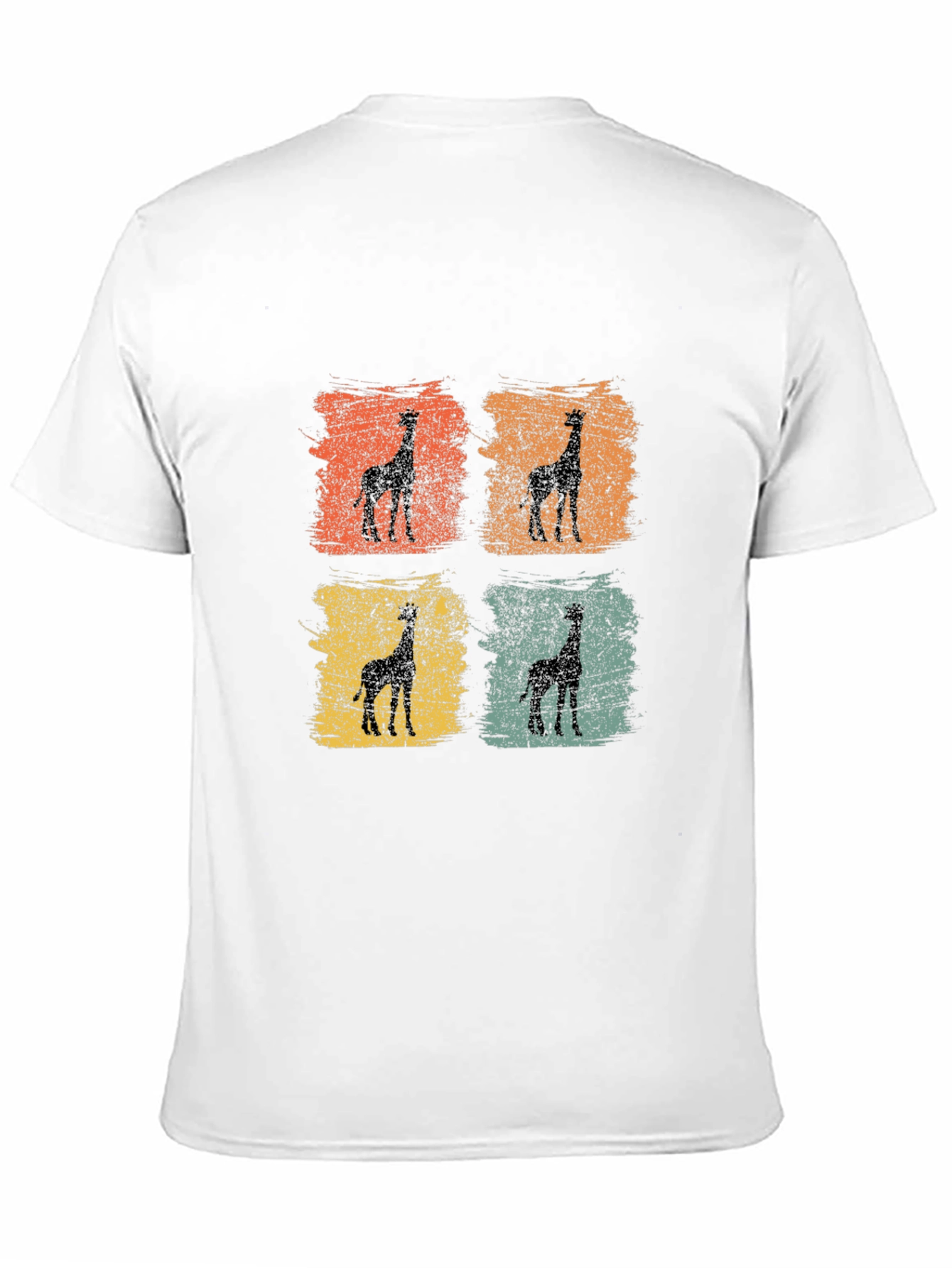 Retro Giraffe Silhouette T-Shirt