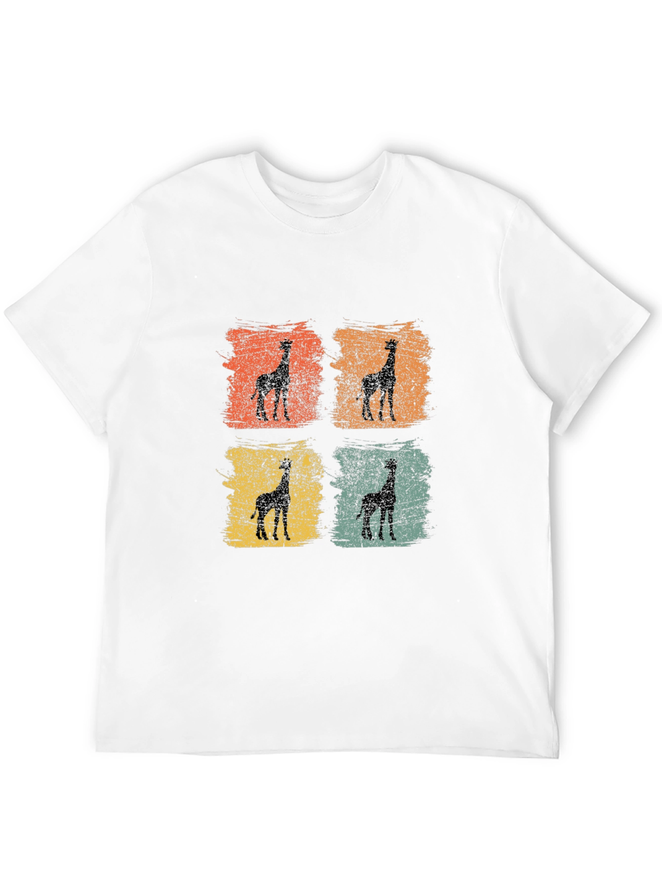 Retro Giraffe Silhouette T-Shirt
