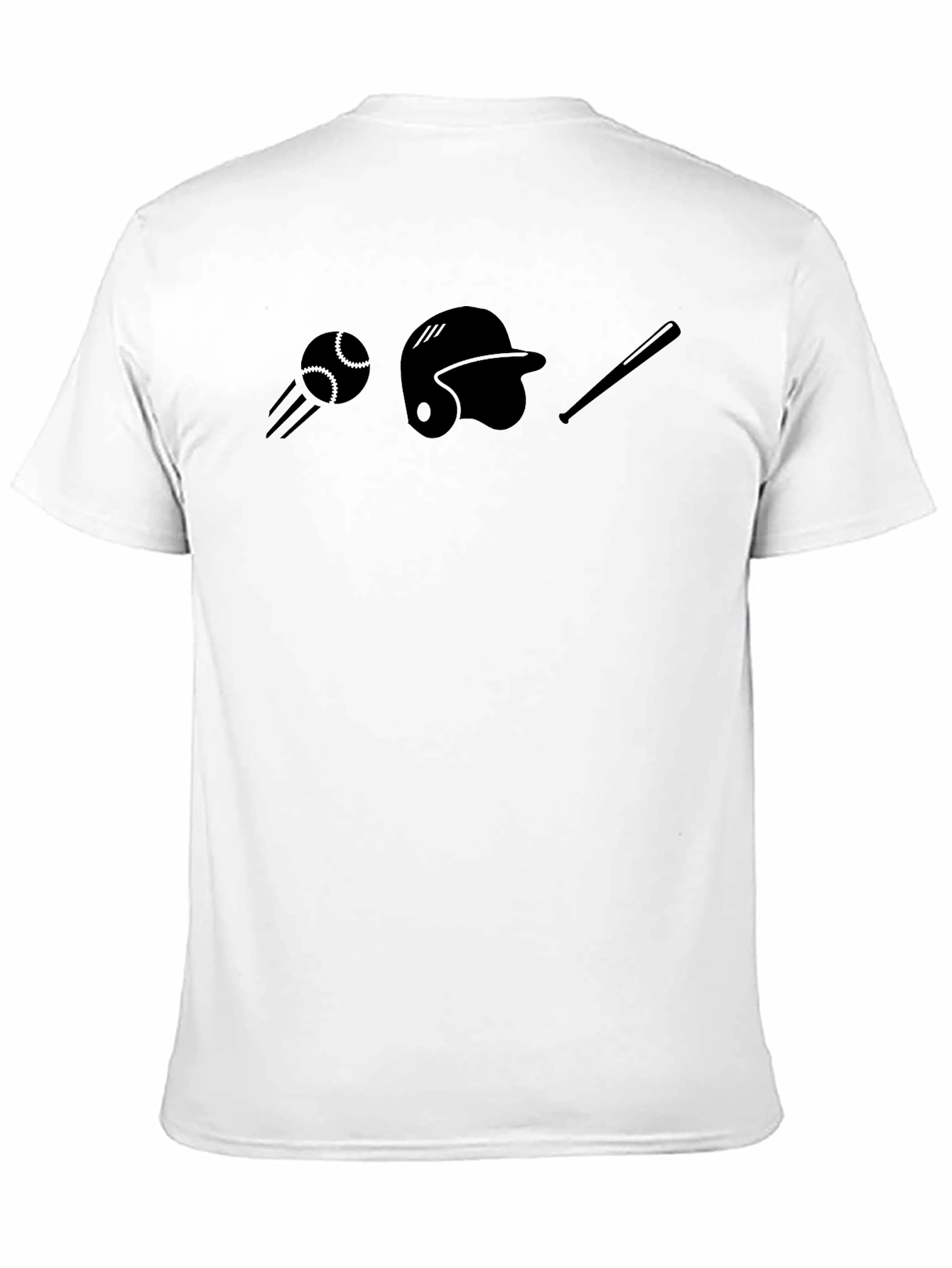 Baseball Tee - Ball Helmet & Bat