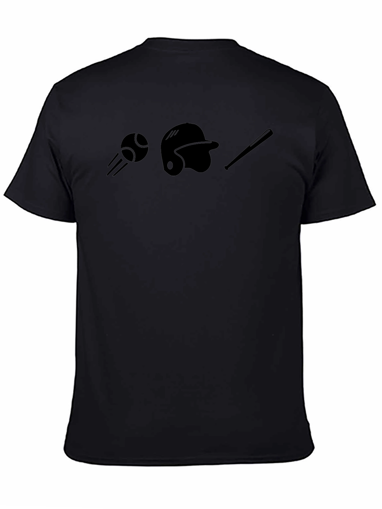 Baseball Tee - Ball Helmet & Bat