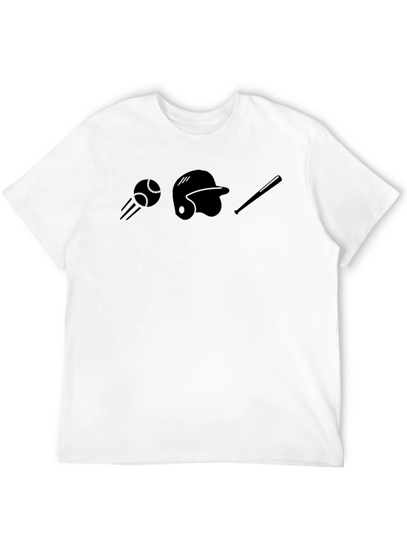 Baseball Tee - Ball Helmet & Bat
