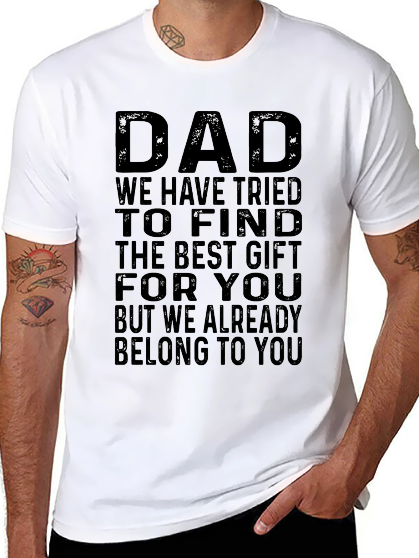 Dad Best Gift T-Shirt - Fathers Day Tee