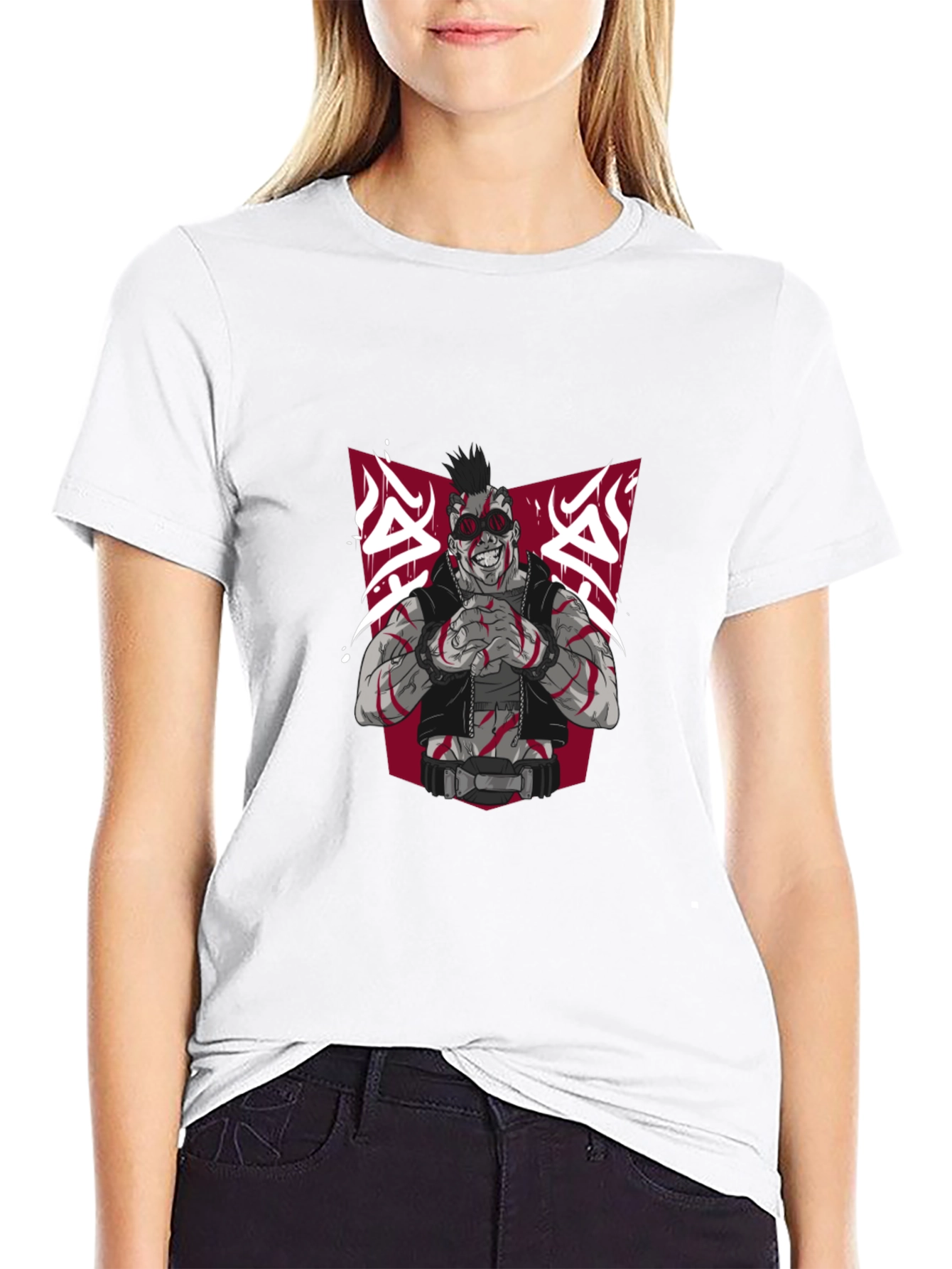 Edgy Graphic Tee - Punk Rock Design