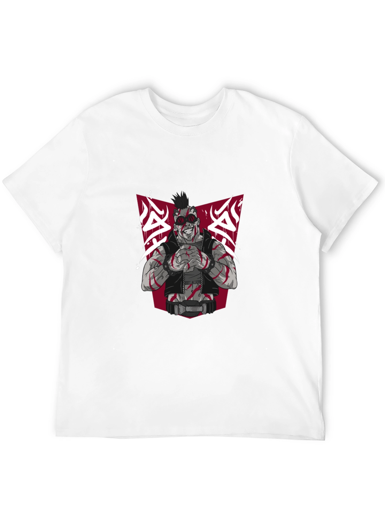 Edgy Graphic Tee - Punk Rock Design